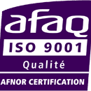 Certification AFAQ ISO 9001 Van equipement - équipement, aménagement véhicules, la Roche-Blanche, 63670, qualifié Iso 9001, AFAC Certification.