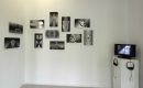 From here until now. 20 Years Artists in the Salzmannbau. Kunstraum Dusseldorf, 2014. Works of M. Thyes: Global Vulva Plates (2014), UV prints on alu dibond and Who Has Murdered Mary? (1995), Video.
