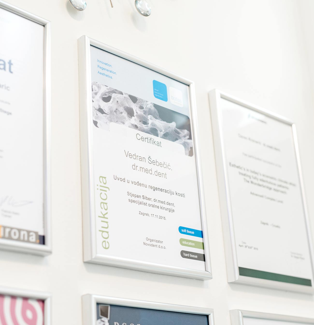 Dentus perfectus - zubna ordinacija - certifikati Vedran Šebečić Dentus perfectus - zubna ordinacija - certifikati Vedran Šebečić