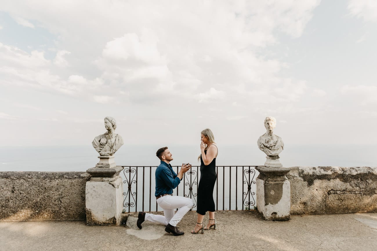best Surprise Proposal positano Amalfi Coast ravello