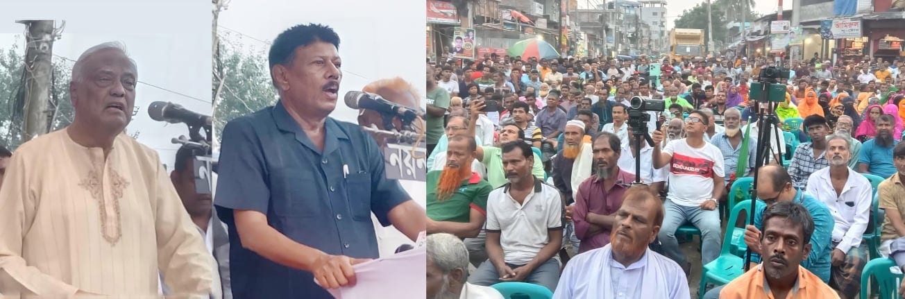কুষ্টিয়ার ভেড়ামারায় জাতীয় পার্টির জনসভা অনুষ্ঠিত