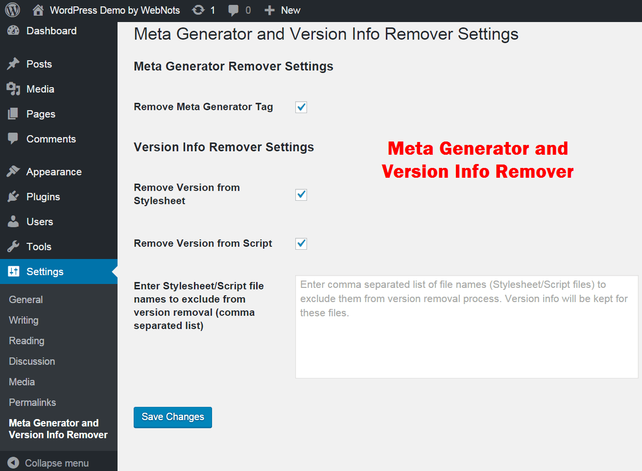Your WordPress Version Number