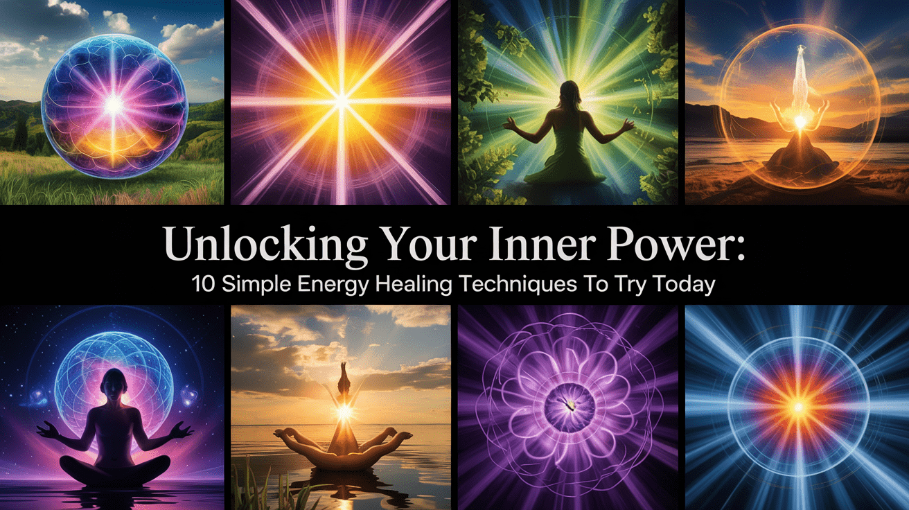 You are currently viewing Unlocking Your Inner Power: 10 Simple energy healing techniques to Try Today
