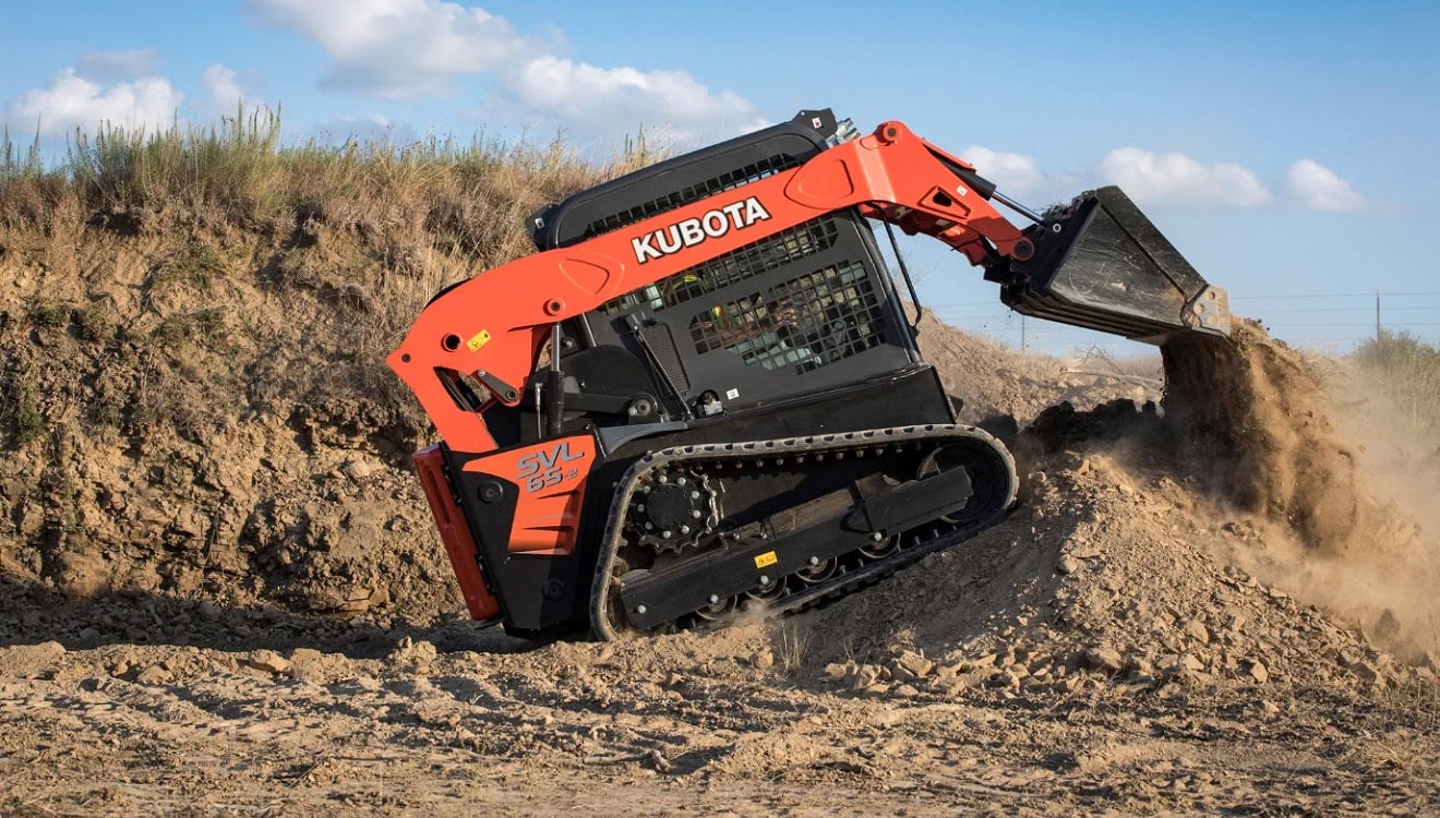 kubota track loaders hire