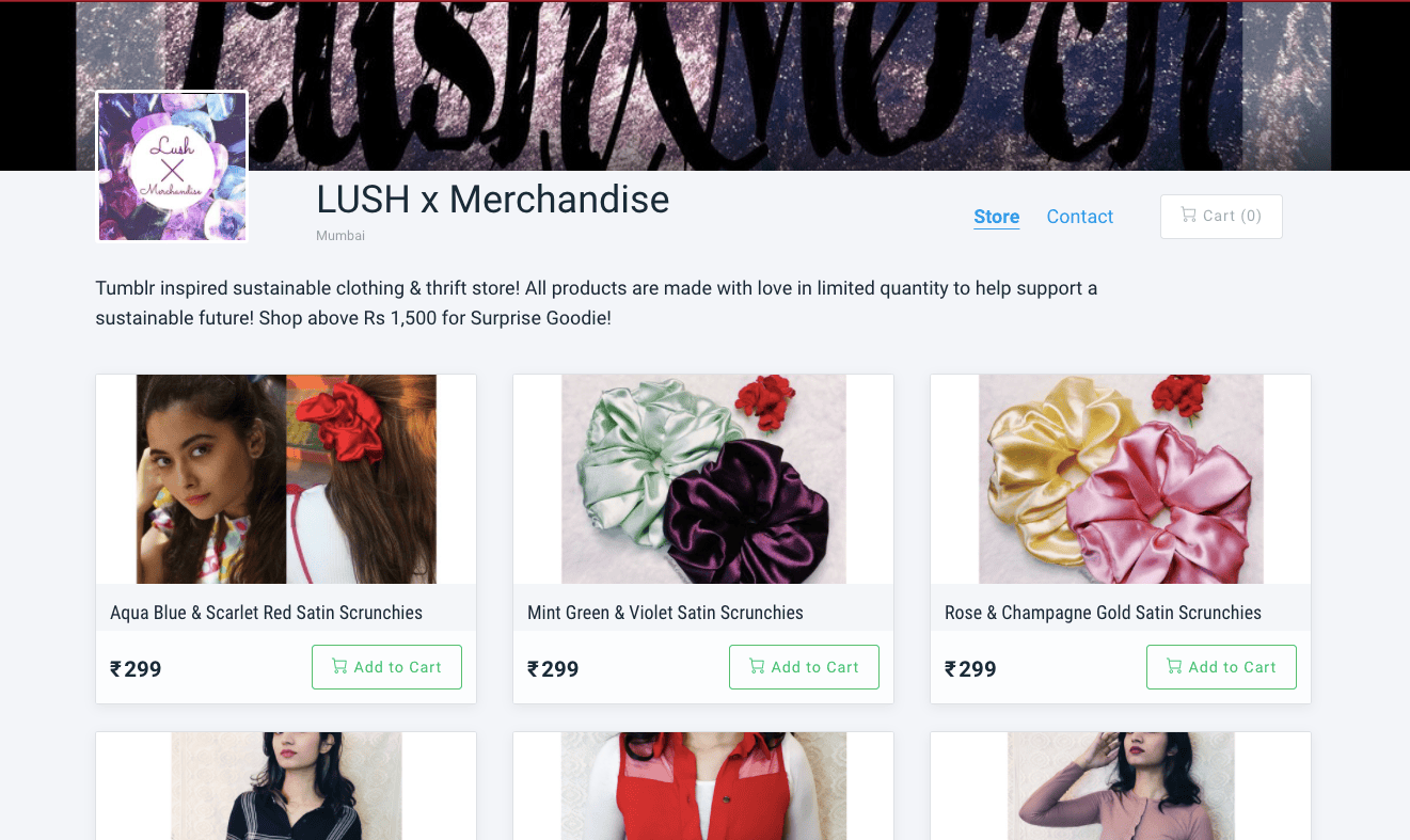 online store instamojo thrift store