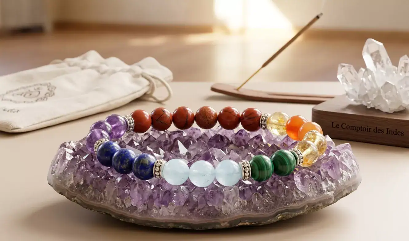 Bracelet 7 Chakras PREMIUM 8mm