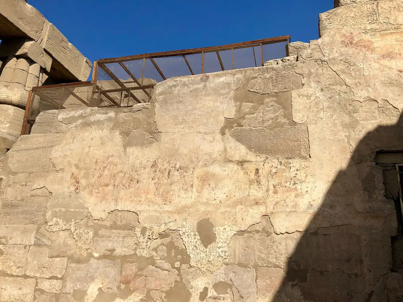 Coptic church remains preserved within the ancient complex