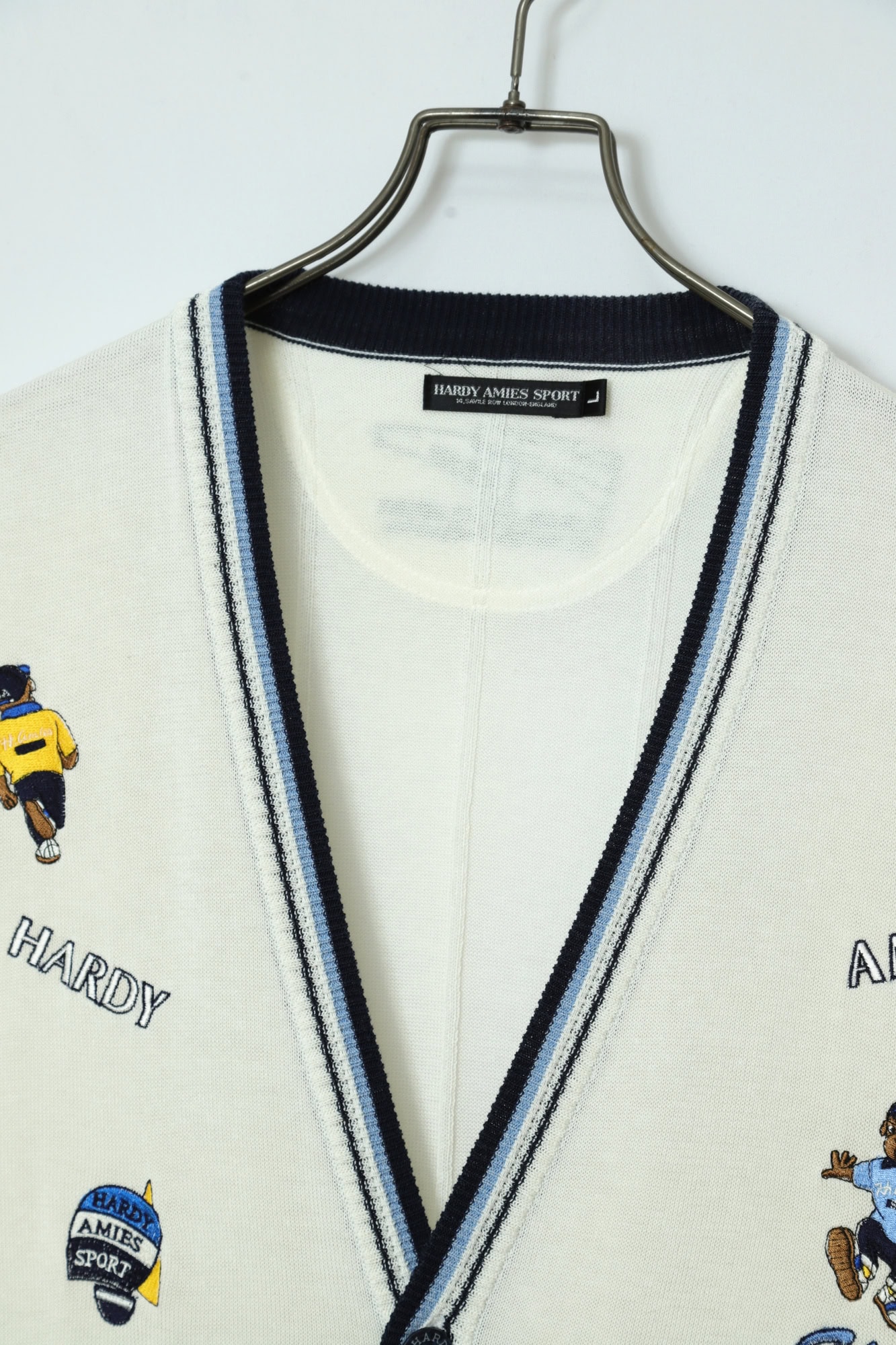 VINTAGE HARDY AMIES EMBROIDERY VEST/M - 画像 (3)