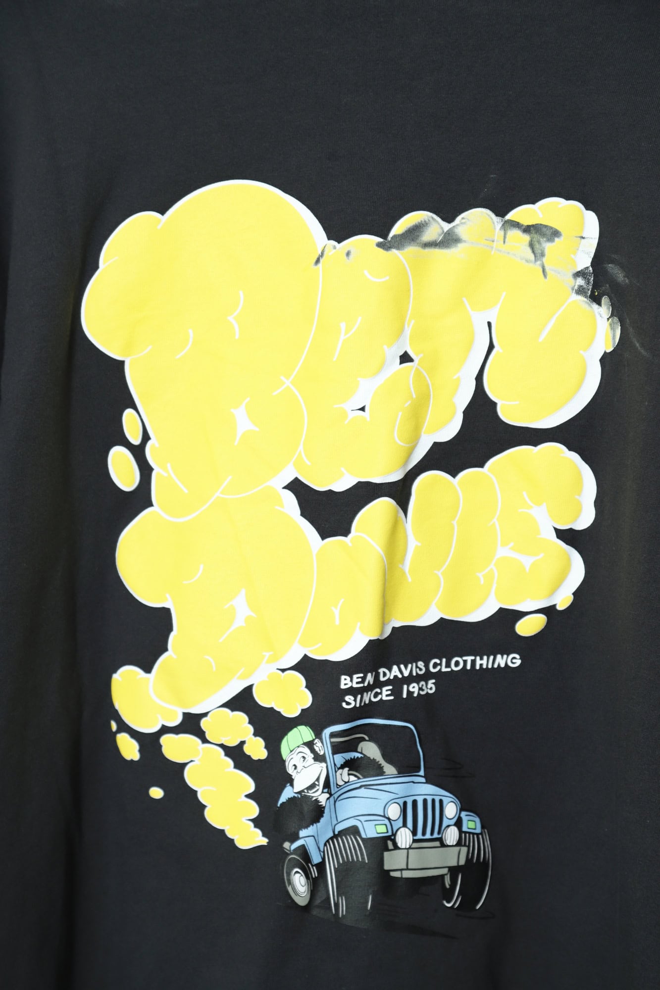 USED BEN DAVIS PRINTED LONG SLEEVE T-SHIRT/L - 画像 (9)