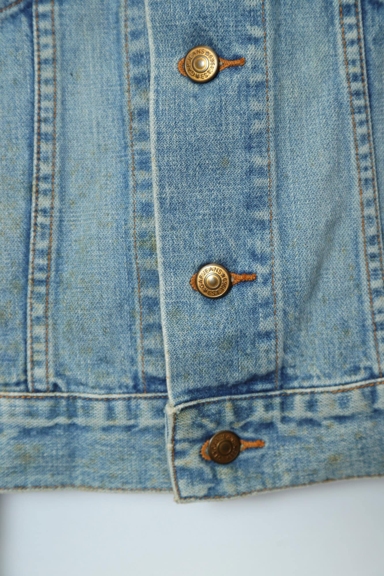 90'S GAP DENIM JACKET/XS - 画像 (8)