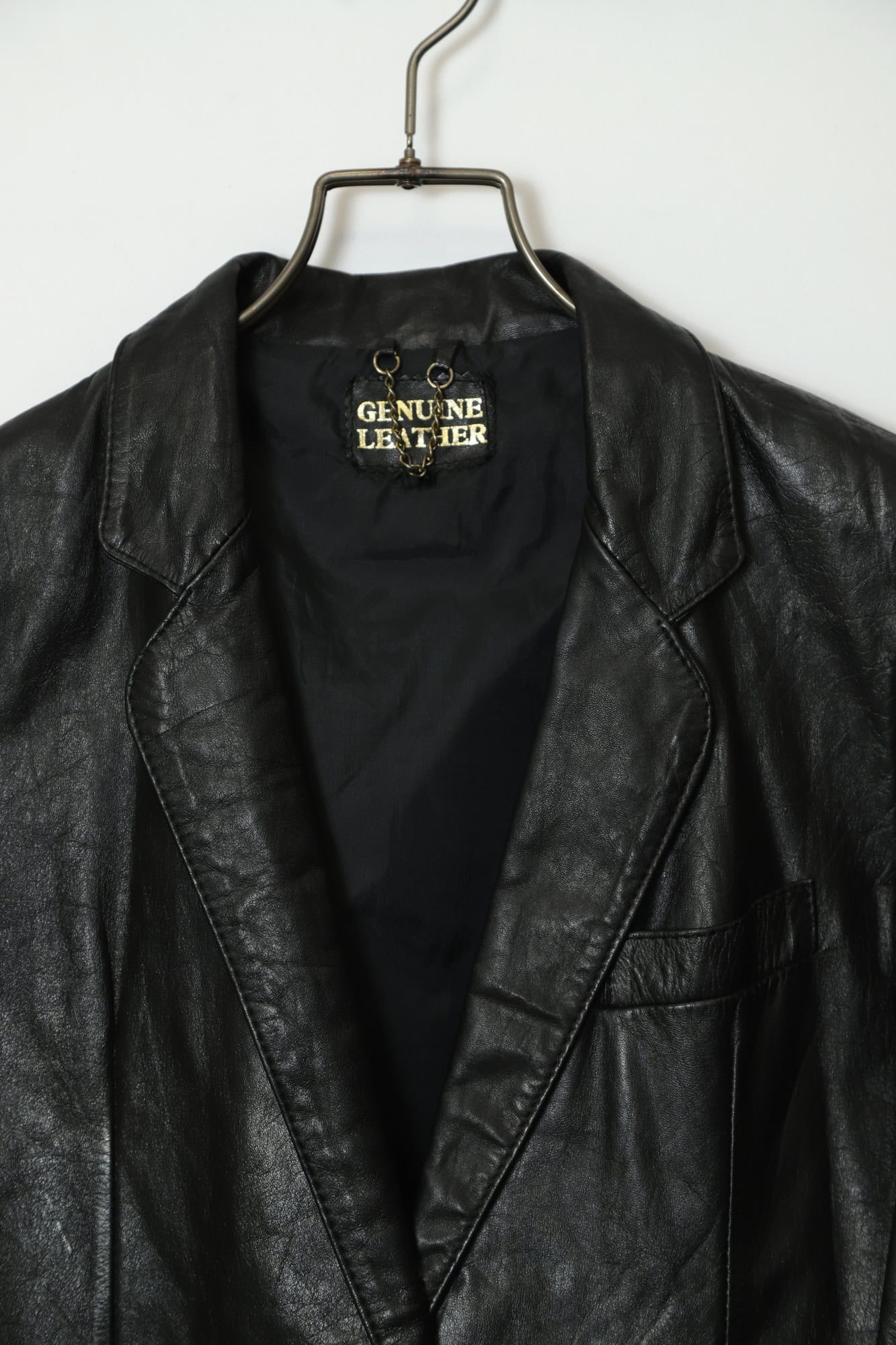 Alternative view of VINTAGE LEATHER TAILORED JACKET/S