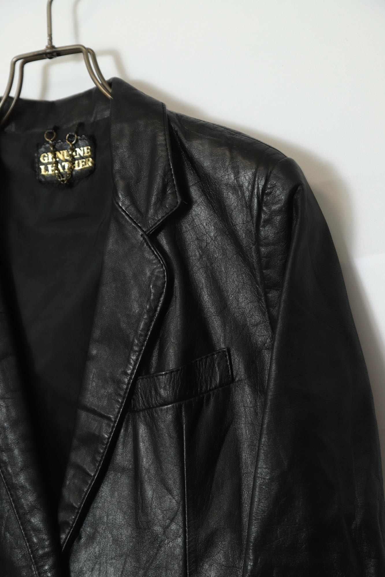 VINTAGE LEATHER TAILORED JACKET/S - 画像 (4)