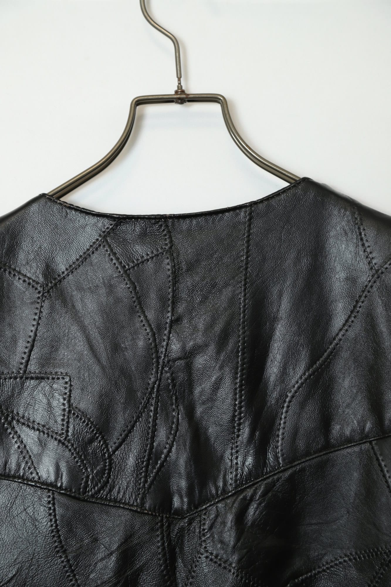 VINTAGE LEATHER VEST/XL - 画像 (8)