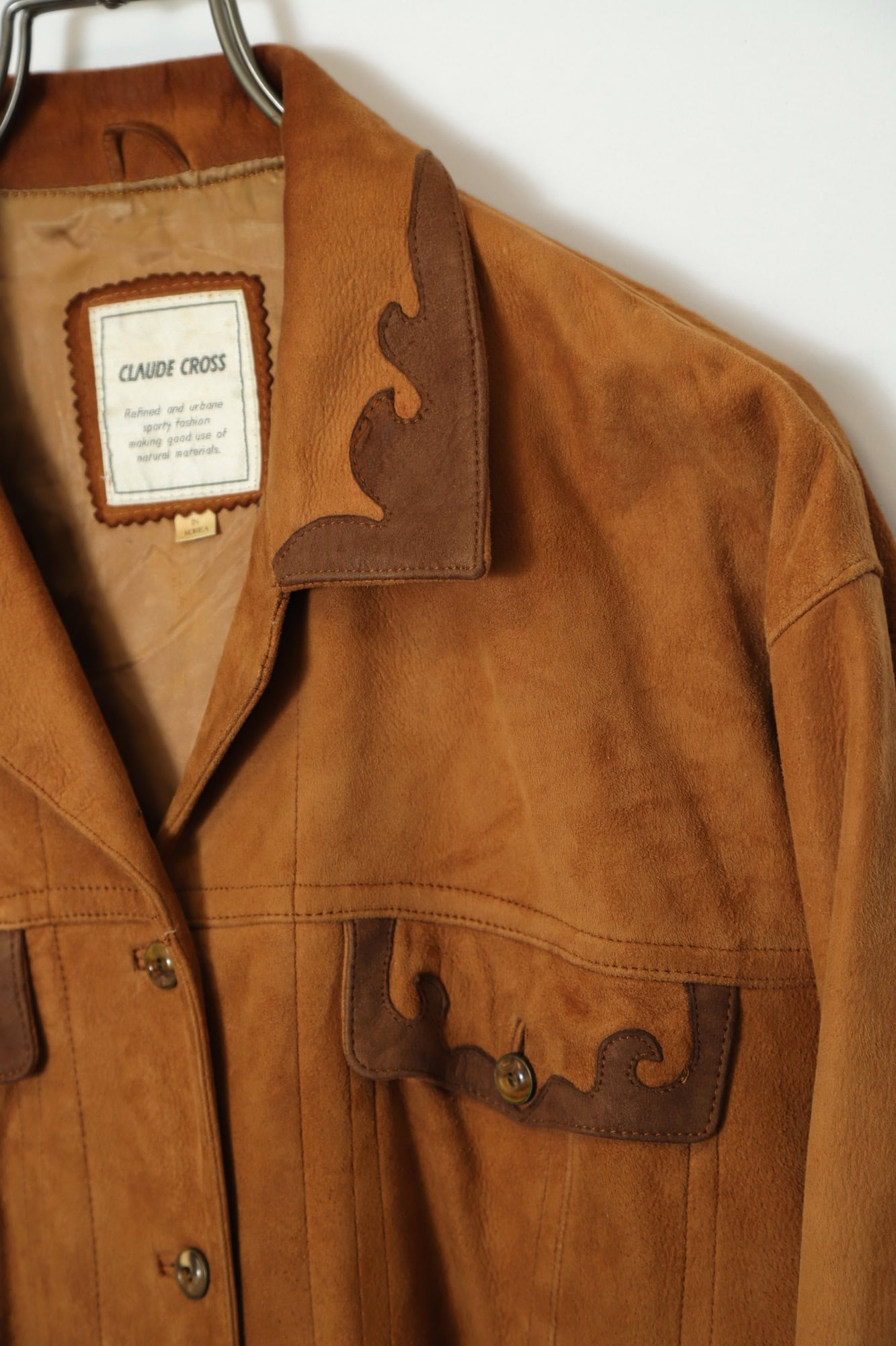 USED WESTERN SUEDE JACKET/L - 画像 (4)