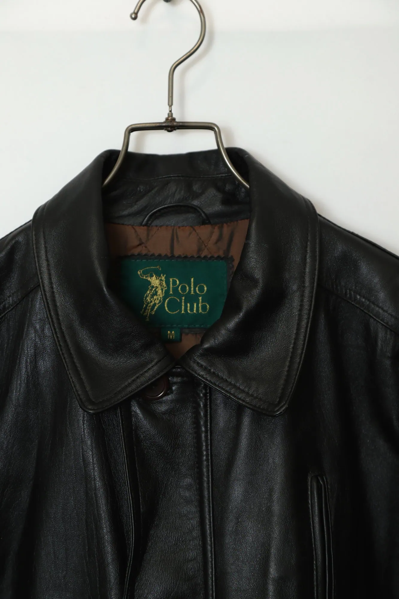 Alternative view of USED POLO CLUB COVERALL LEATHER JACKET/M