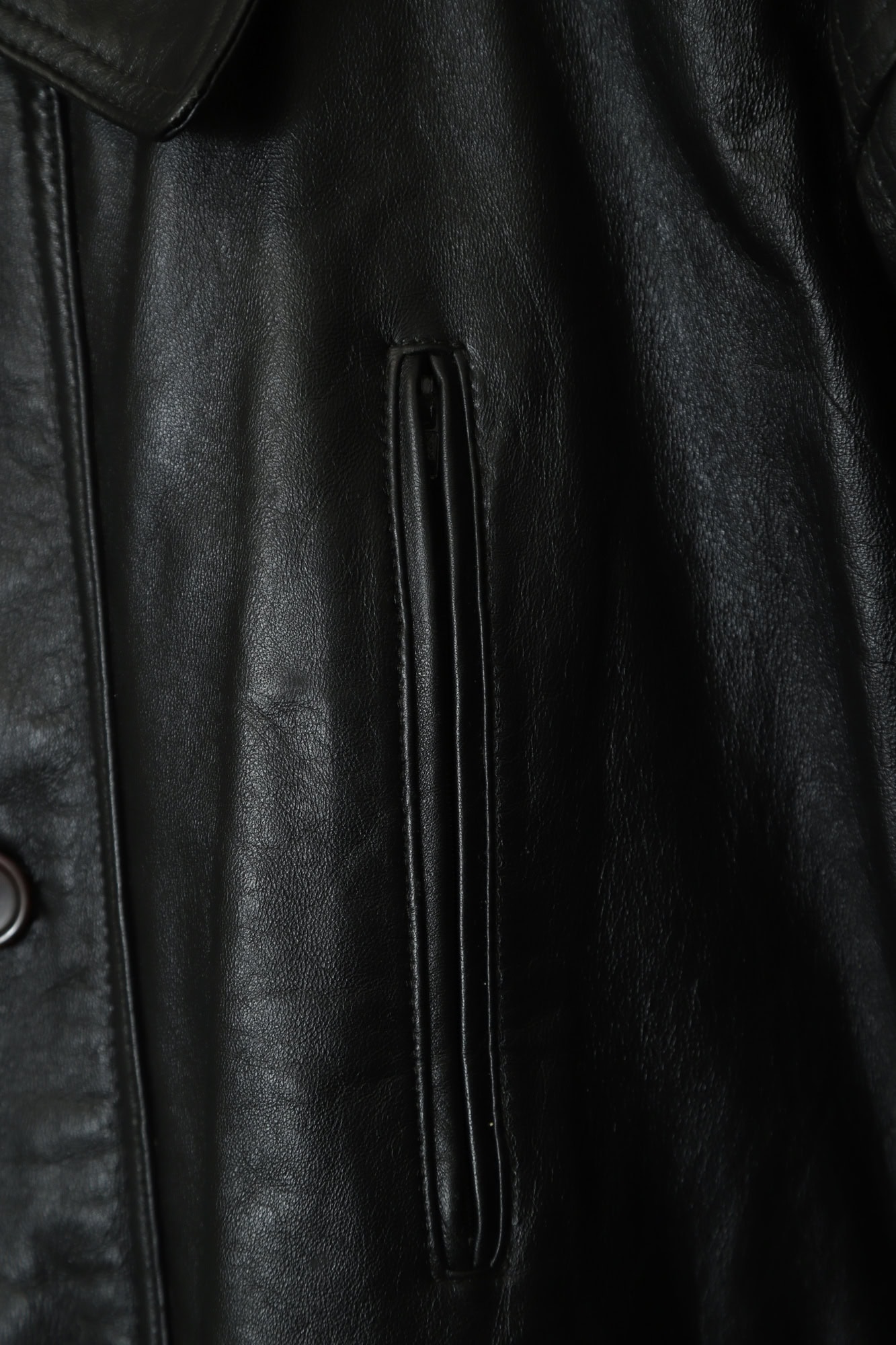 USED POLO CLUB COVERALL LEATHER JACKET/M - 画像 (4)