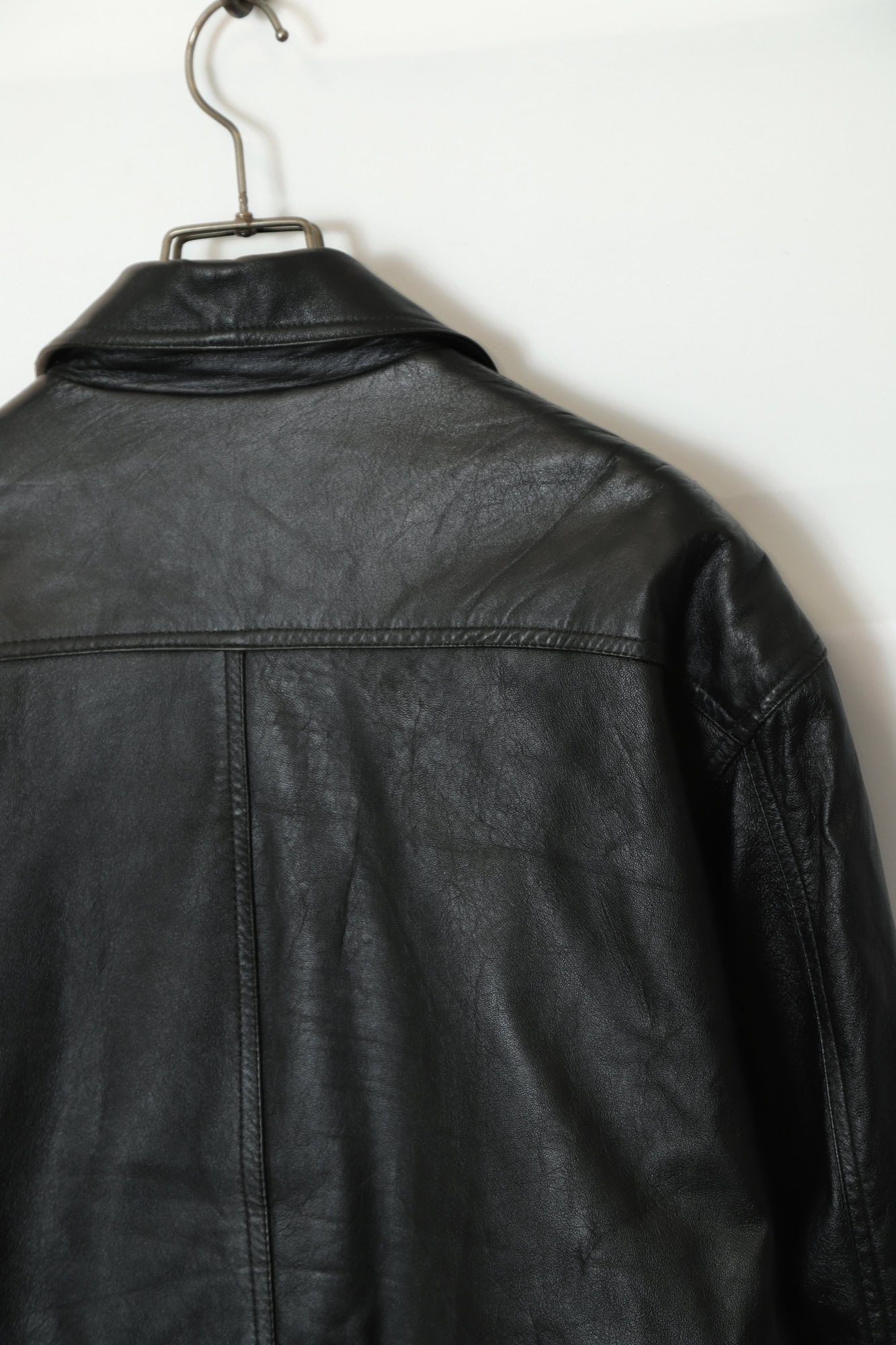 USED POLO CLUB COVERALL LEATHER JACKET/M - 画像 (11)