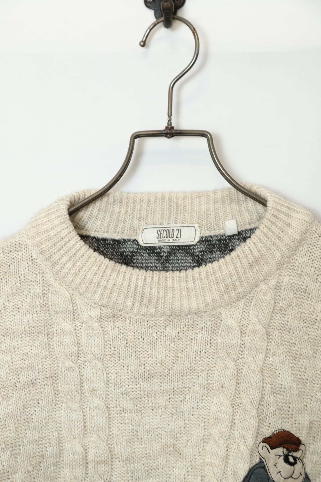 Alternative view of VINTAGE KNITTED SWEATER/L