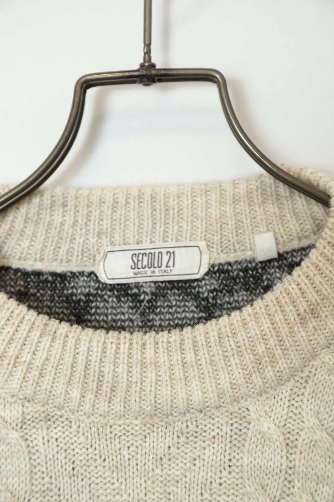 VINTAGE KNITTED SWEATER/L - 画像 (3)