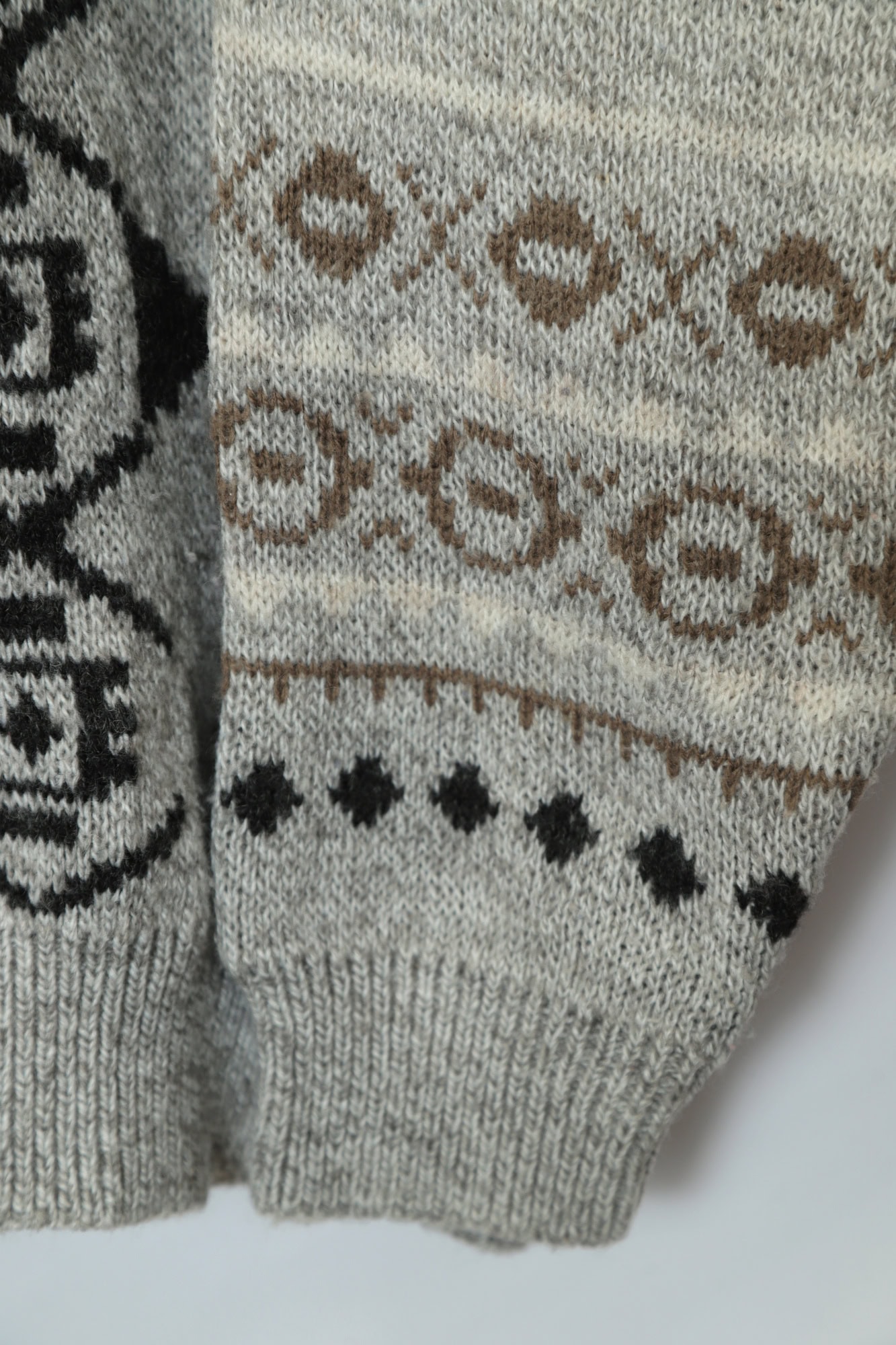 VINTAGE KNITTED SWEATER/L - 画像 (6)