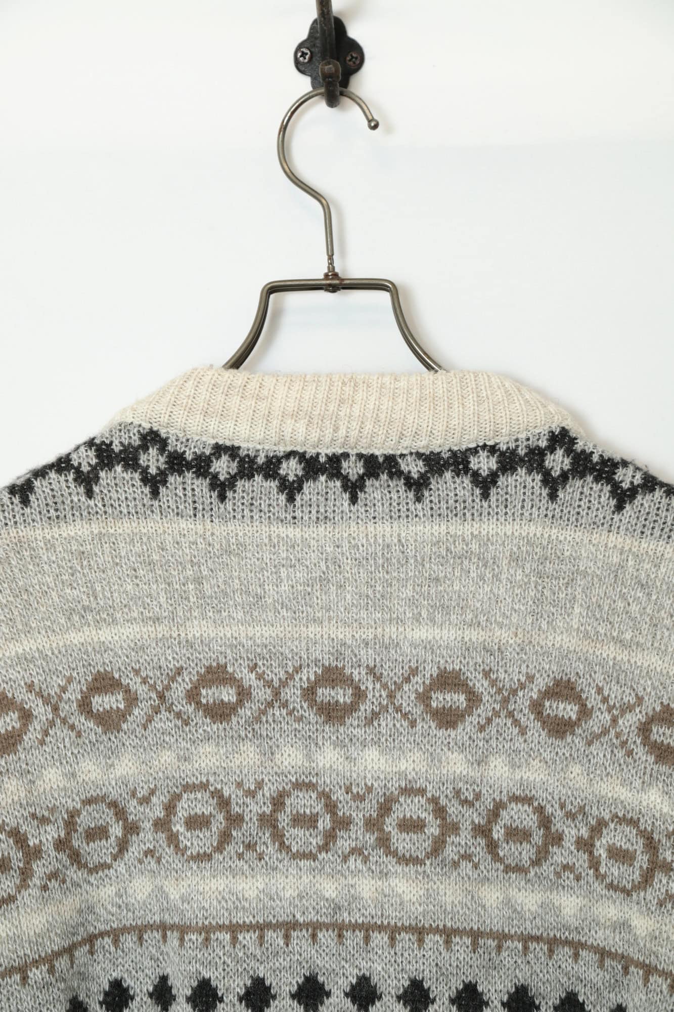 VINTAGE KNITTED SWEATER/L - 画像 (9)