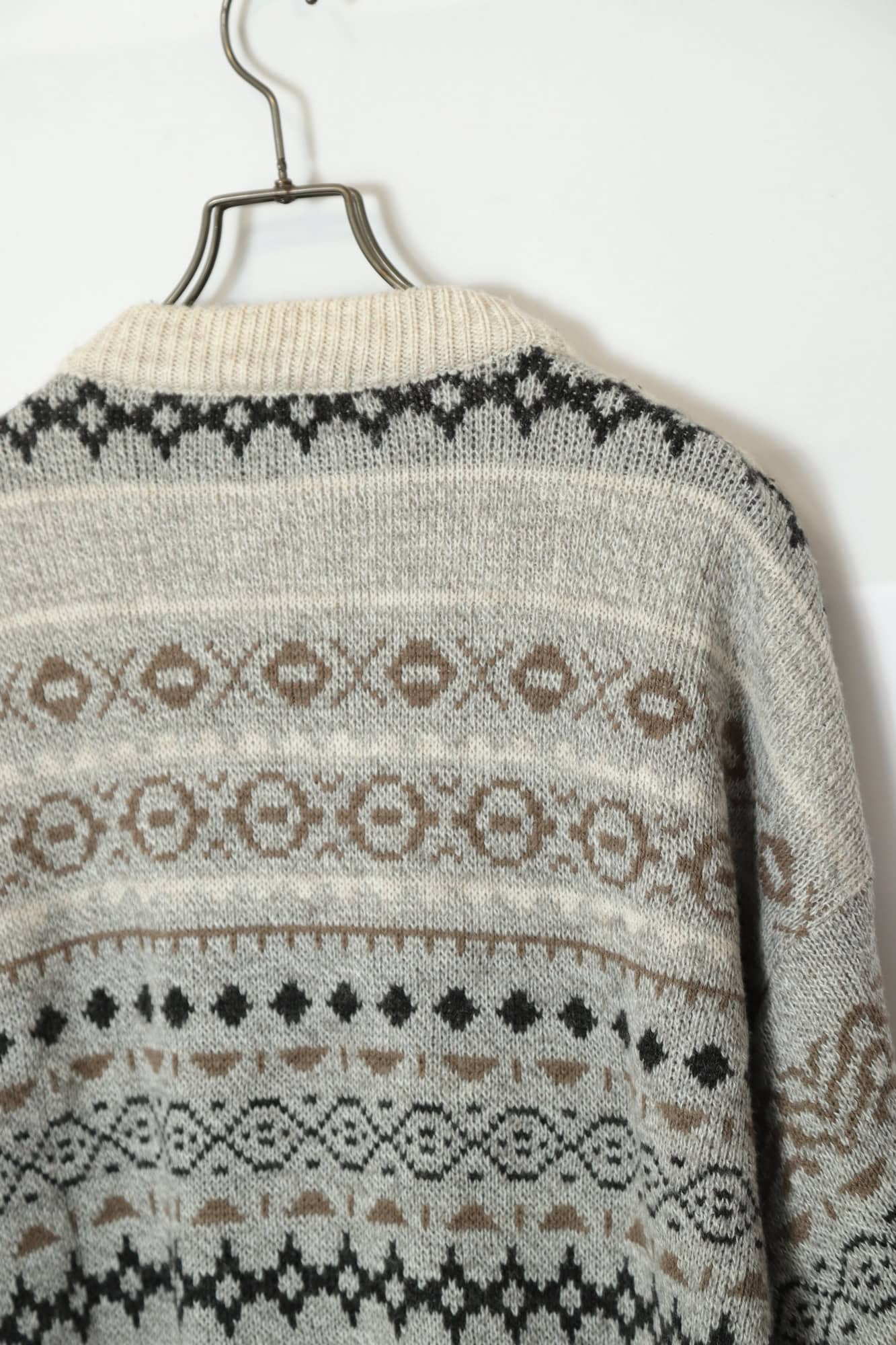 VINTAGE KNITTED SWEATER/L - 画像 (10)