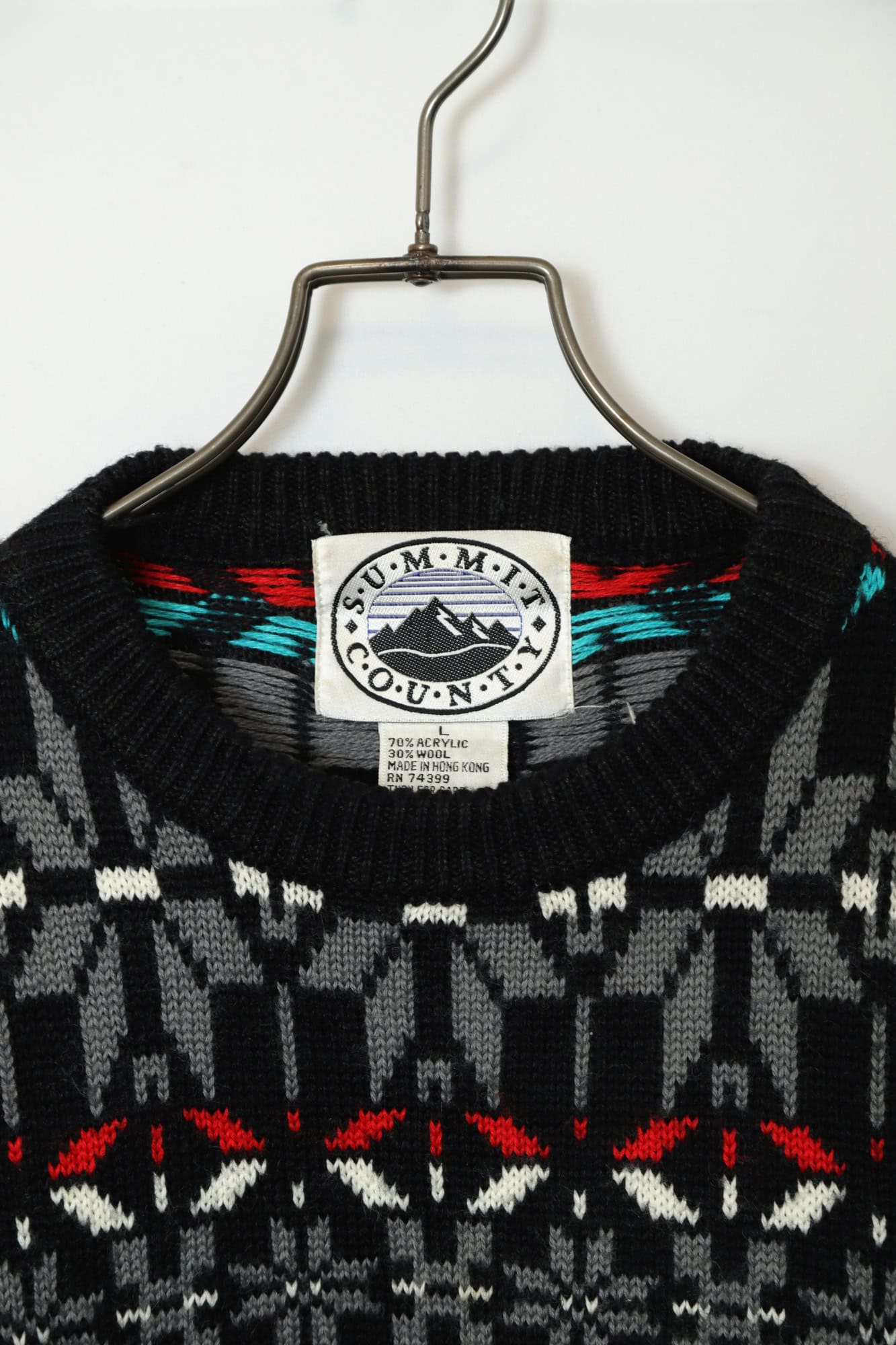 Alternative view of VINTAGE KNITTED SWEATER/L