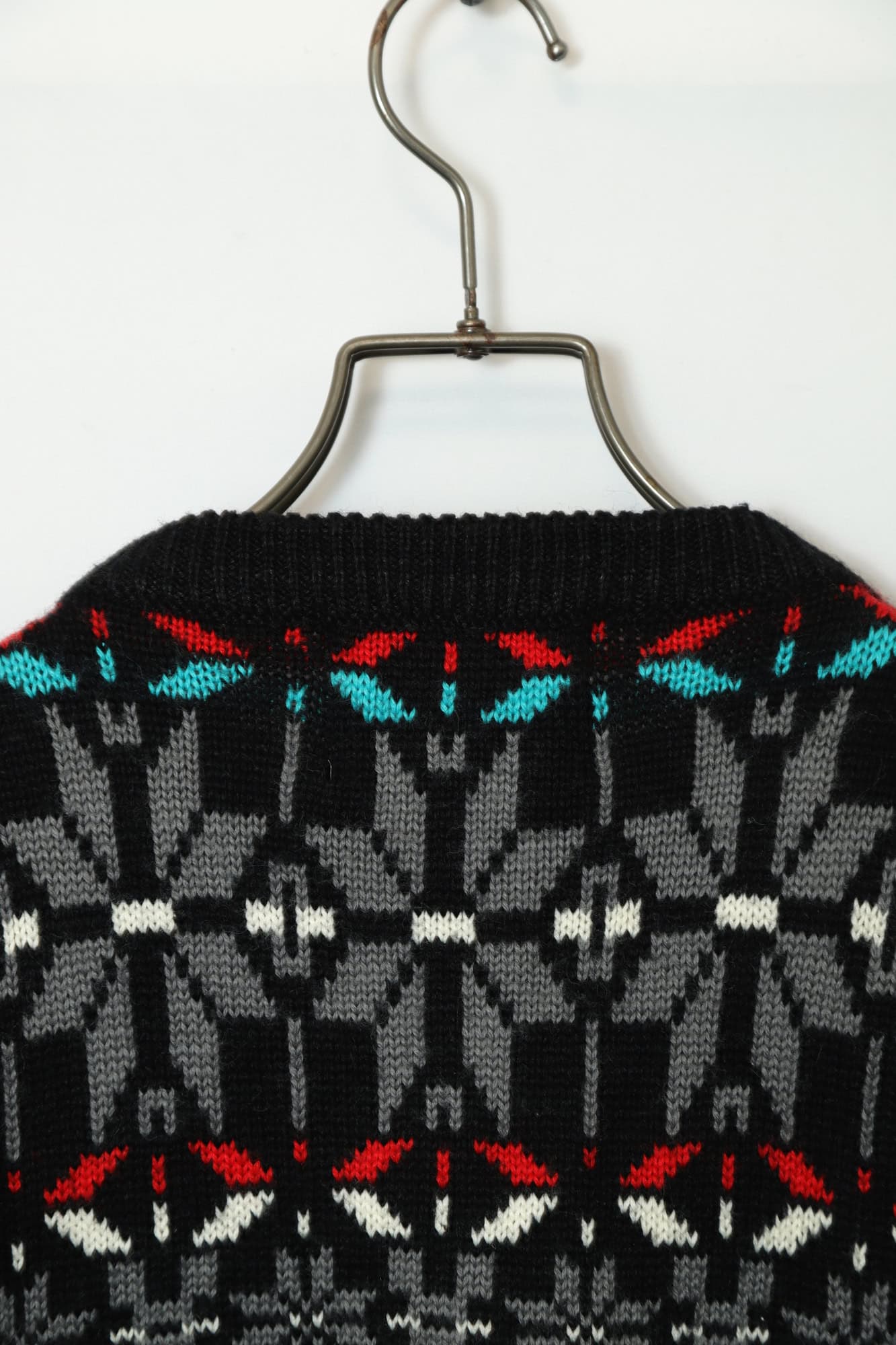 VINTAGE KNITTED SWEATER/L - 画像 (8)