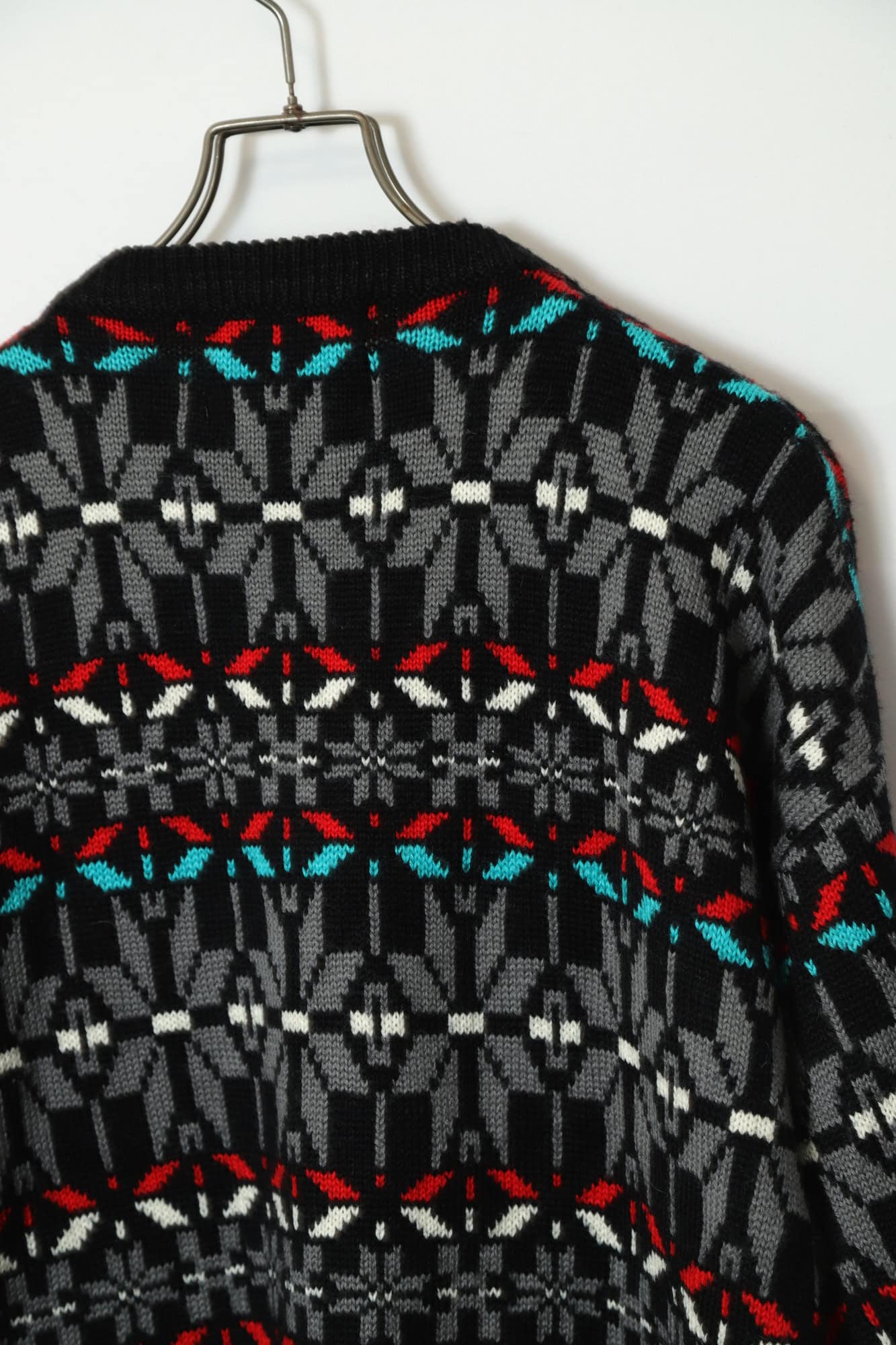 VINTAGE KNITTED SWEATER/L - 画像 (9)