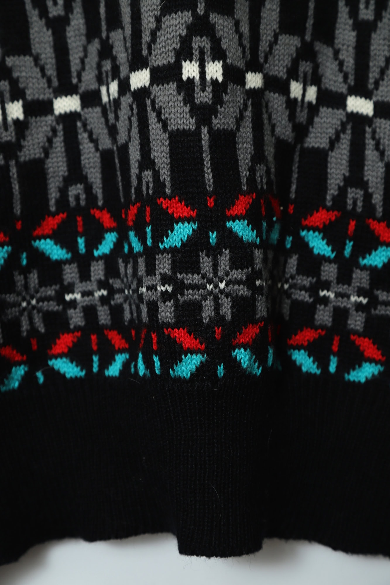 VINTAGE KNITTED SWEATER/L - 画像 (10)