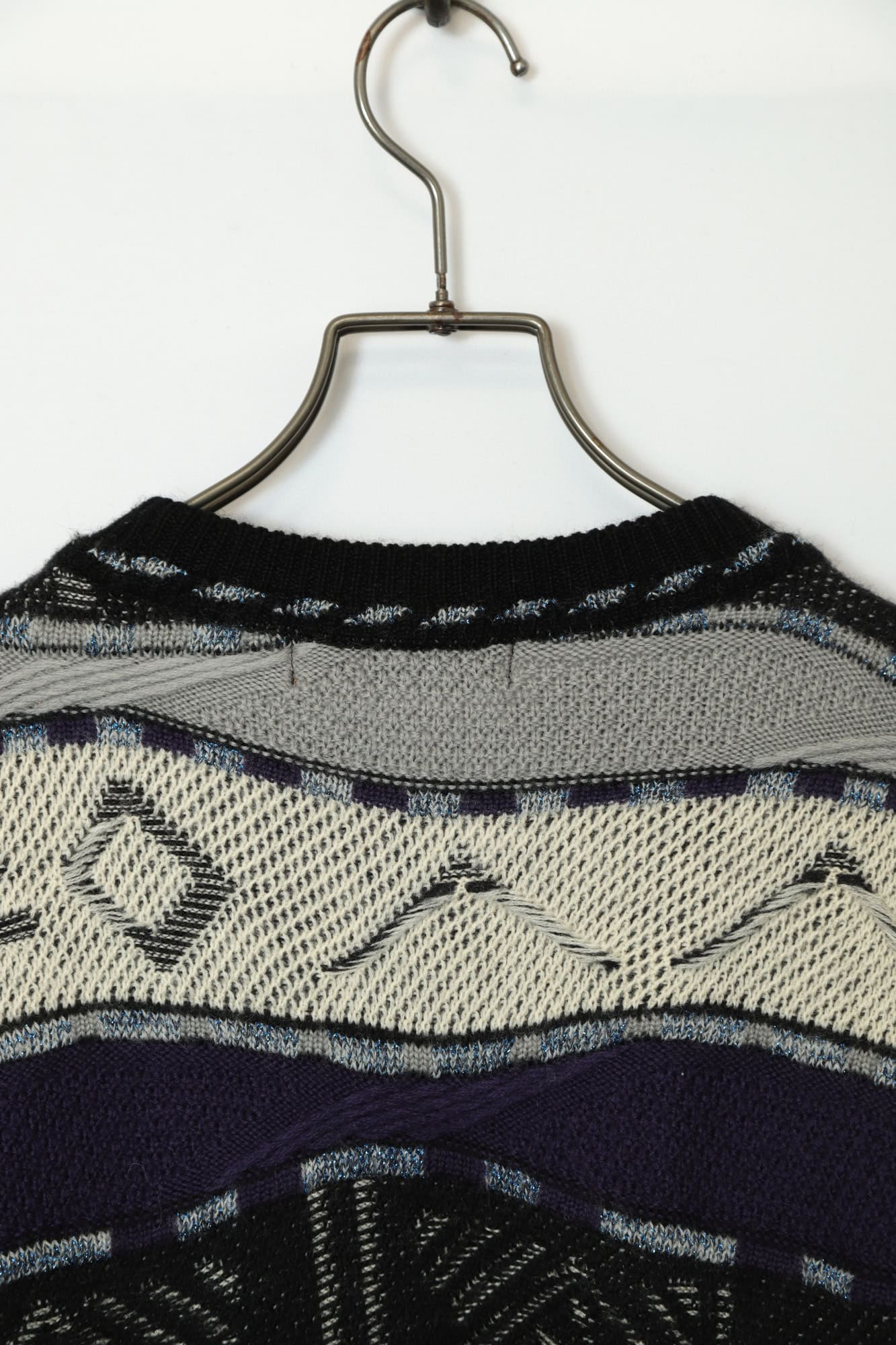 VINTAGE KNITTED SWEATER/L - 画像 (9)