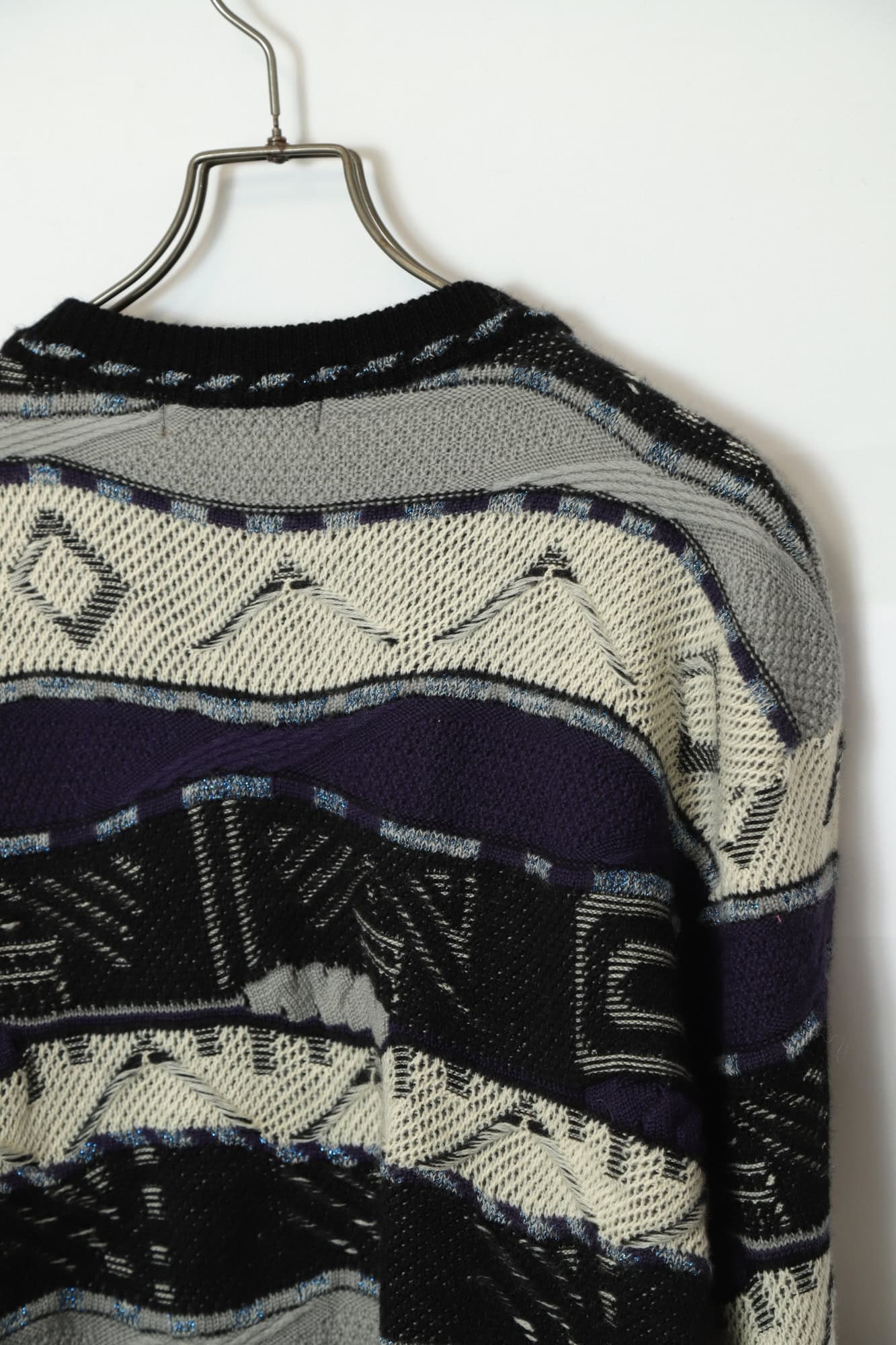 VINTAGE KNITTED SWEATER/L - 画像 (10)