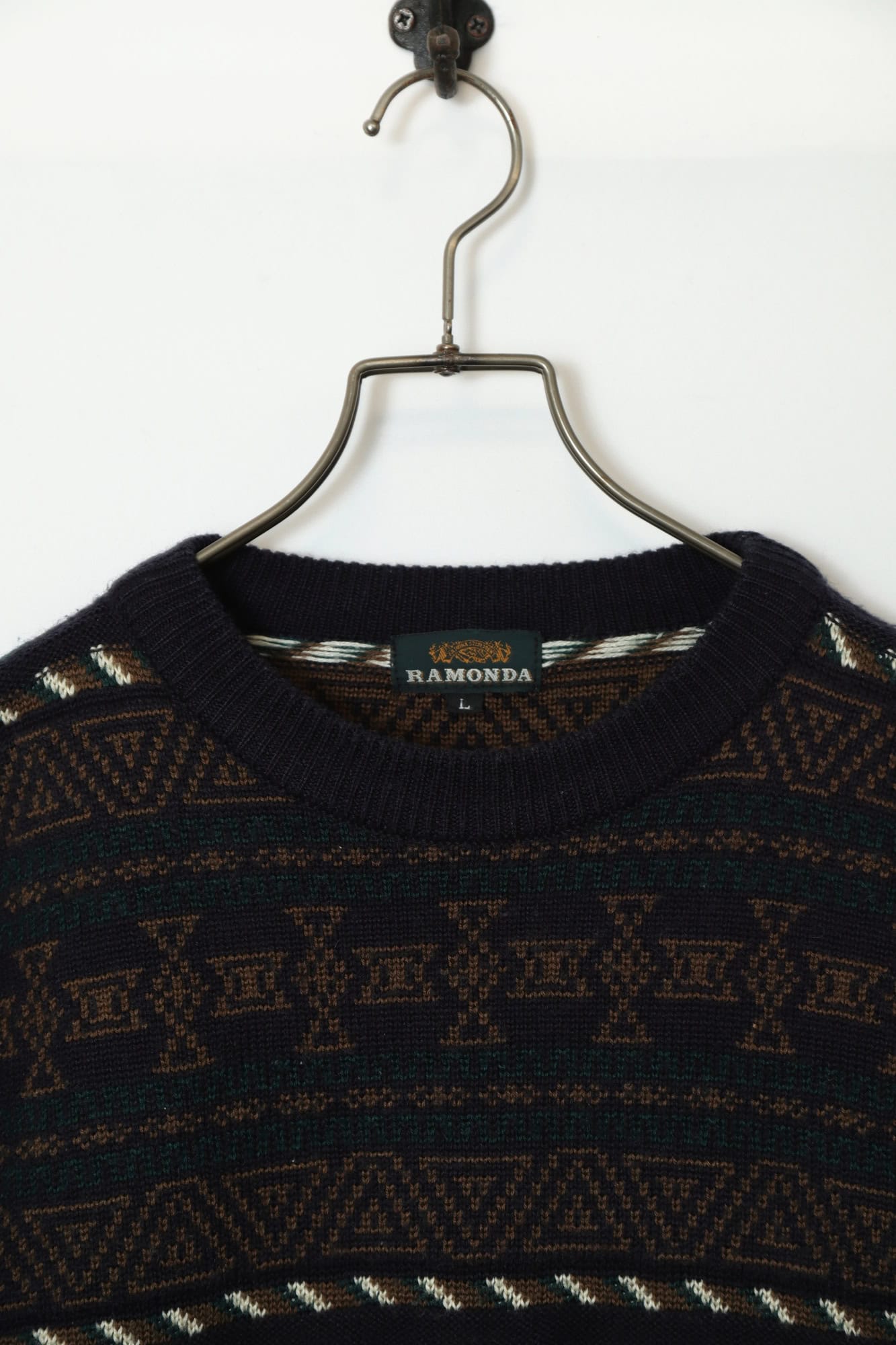 Alternative view of VINTAGE KNITTED SWEATER/L