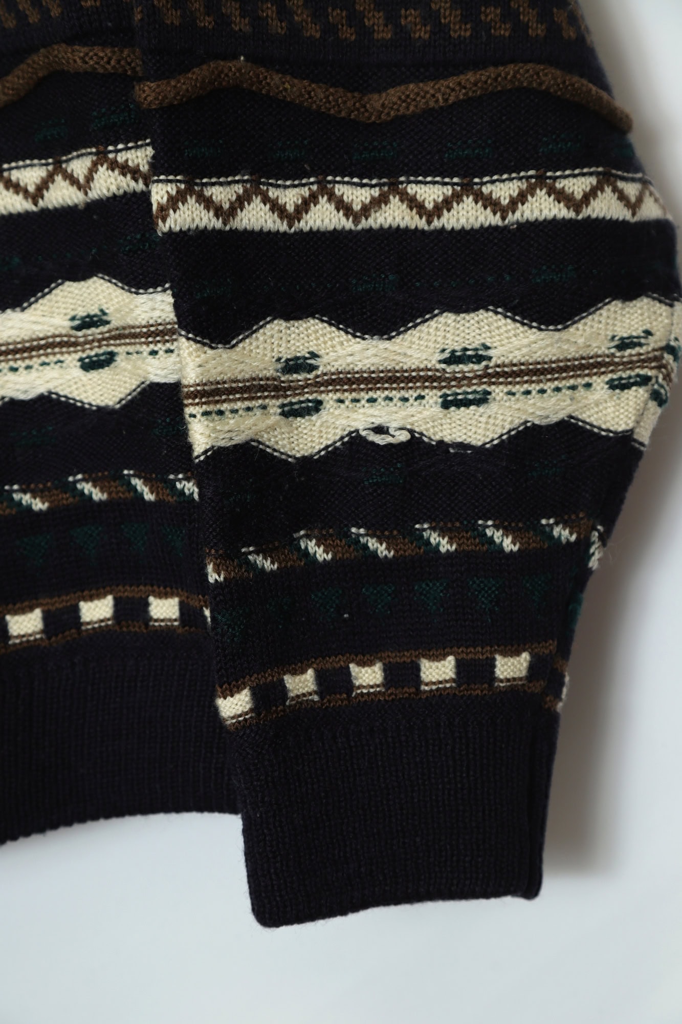 VINTAGE KNITTED SWEATER/L - 画像 (5)