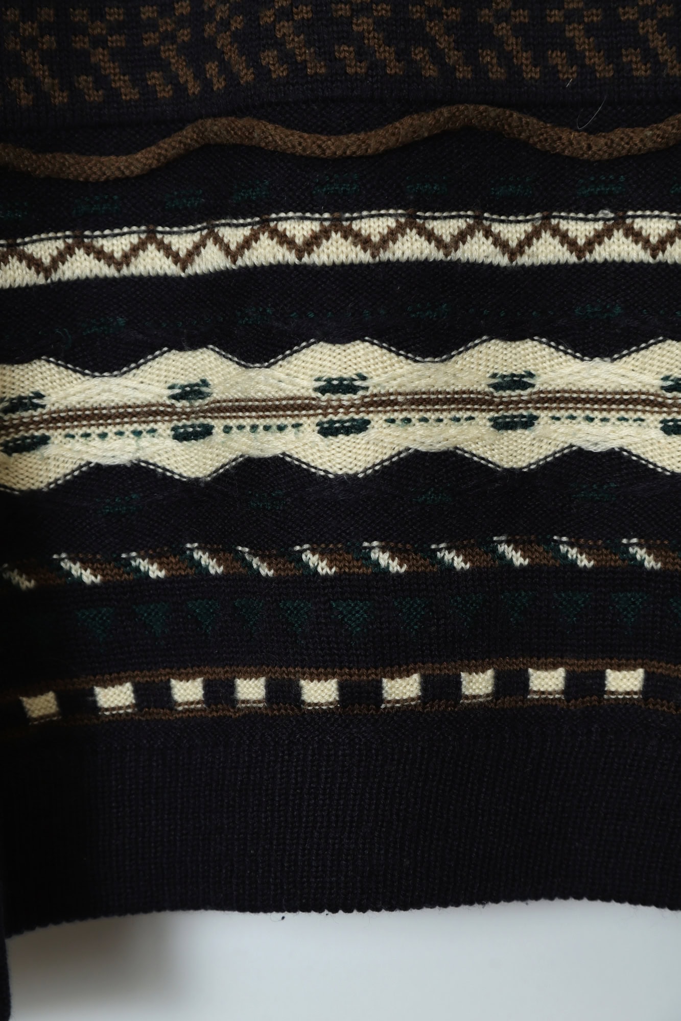 VINTAGE KNITTED SWEATER/L - 画像 (6)