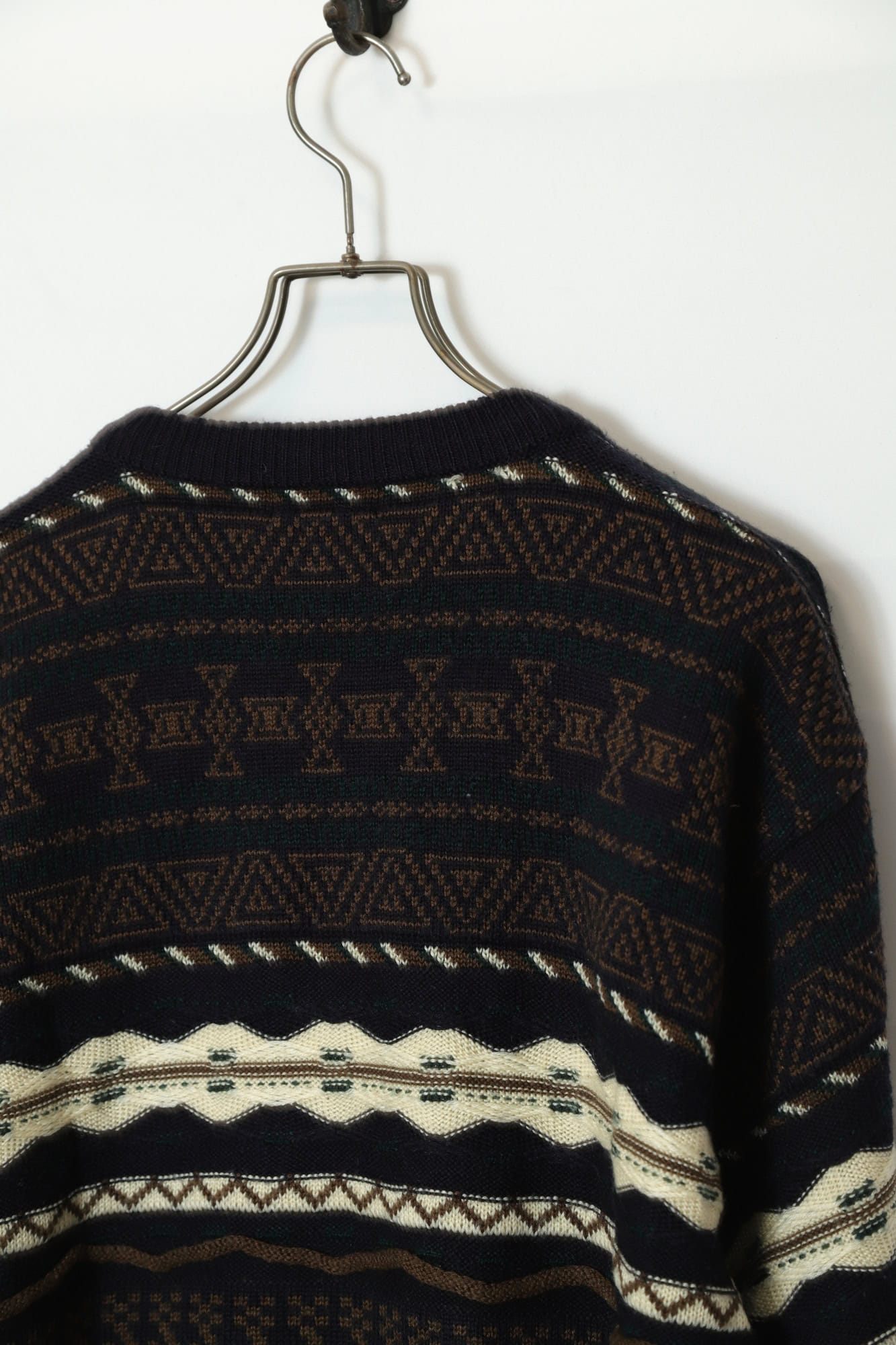 VINTAGE KNITTED SWEATER/L - 画像 (9)