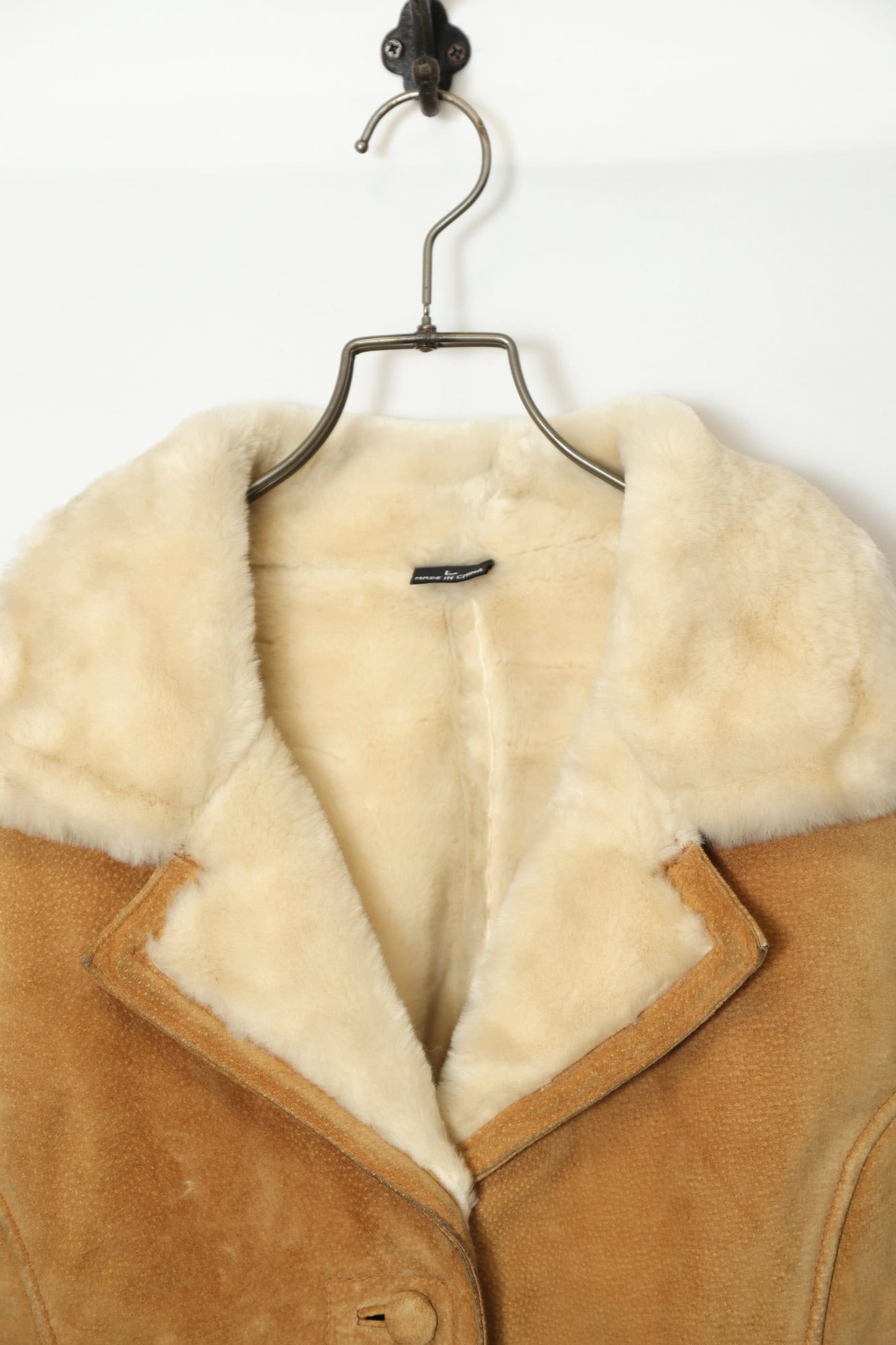 Alternative view of VINTAGE MOUTON COAT/L
