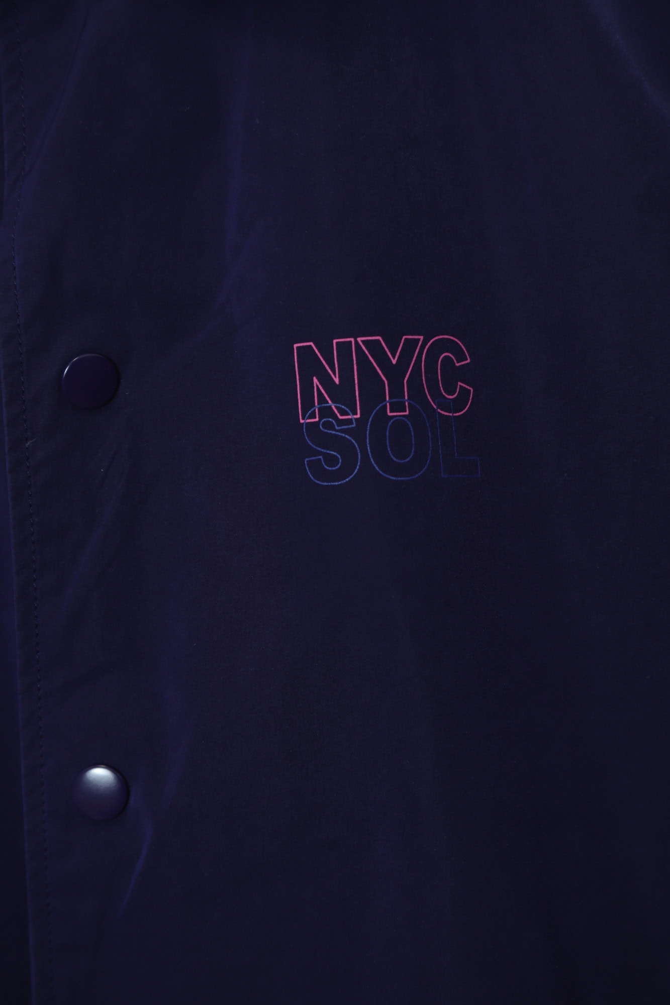 VINTAGE PRINTED COACH JACKET/XL - 画像 (4)