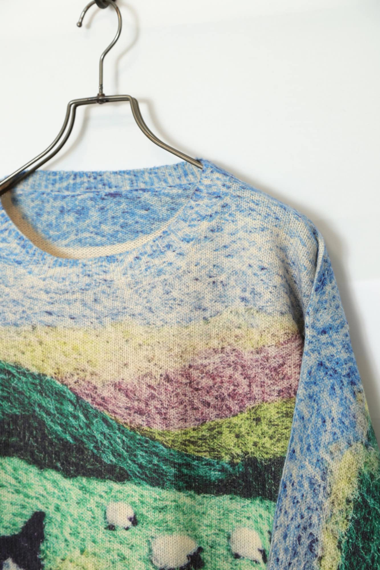 VINTAGE PRINTED KNITTED SWEATER/L - 画像 (3)