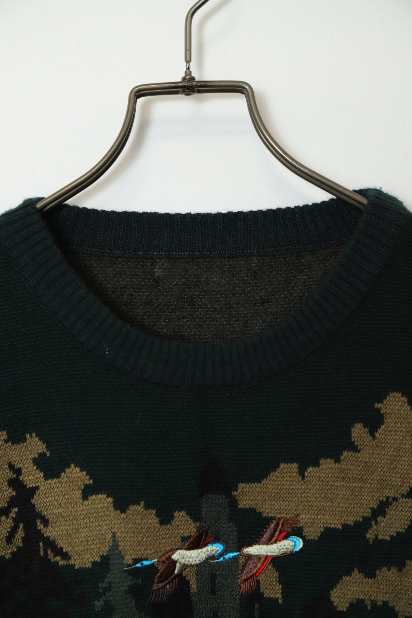 Alternative view of VINTAGE PRINTED KNITTED SWEATER/L