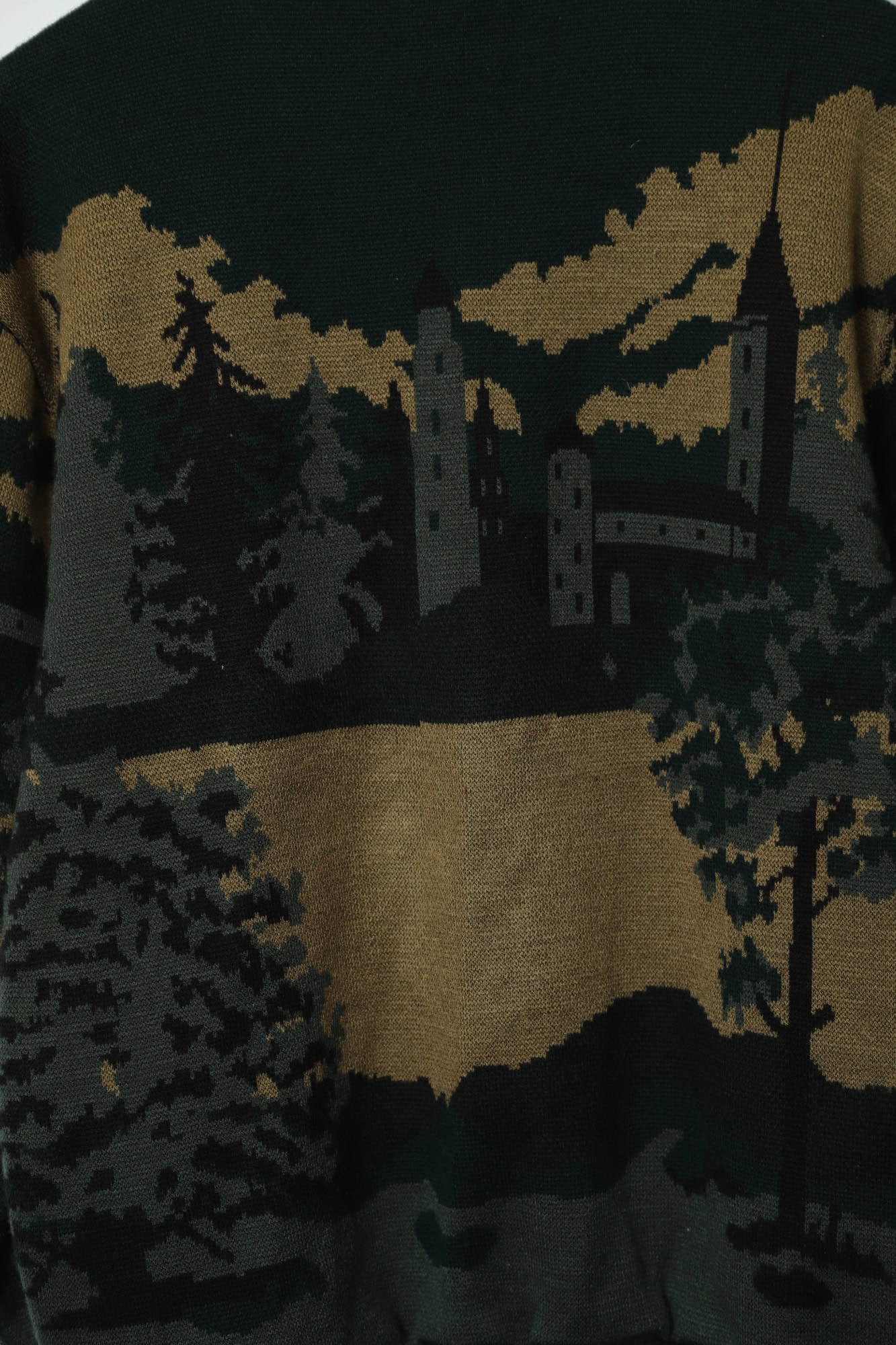 VINTAGE PRINTED KNITTED SWEATER/L - 画像 (9)