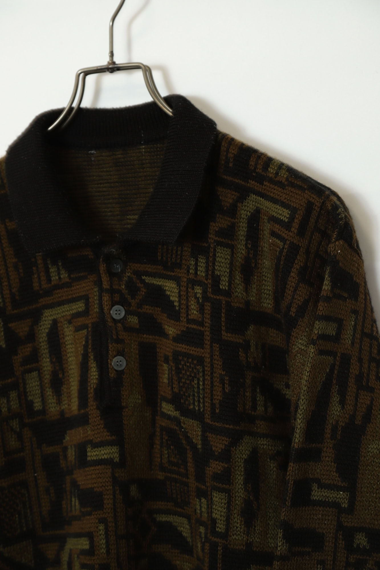 VINTAGE KNITTED PULL-OVER SWEATER/M - 画像 (3)