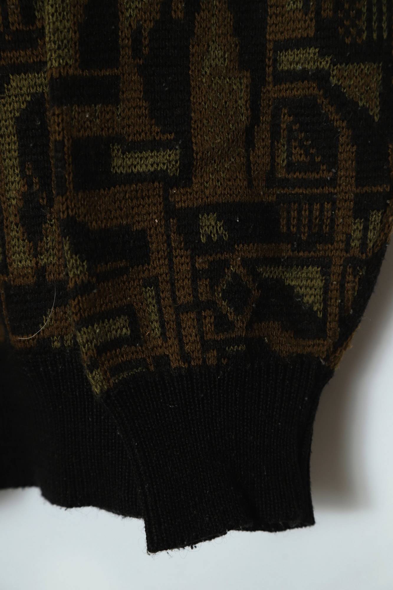 VINTAGE KNITTED PULL-OVER SWEATER/M - 画像 (5)