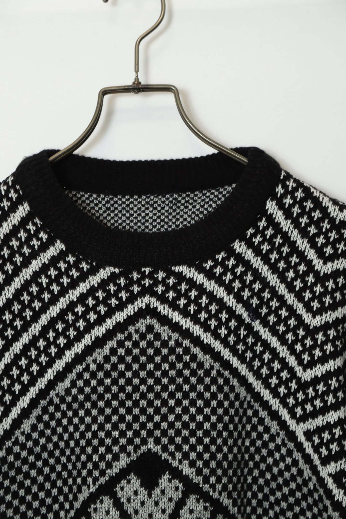 Alternative view of VINTAGE PRINTED KNITTED SWEATER/L