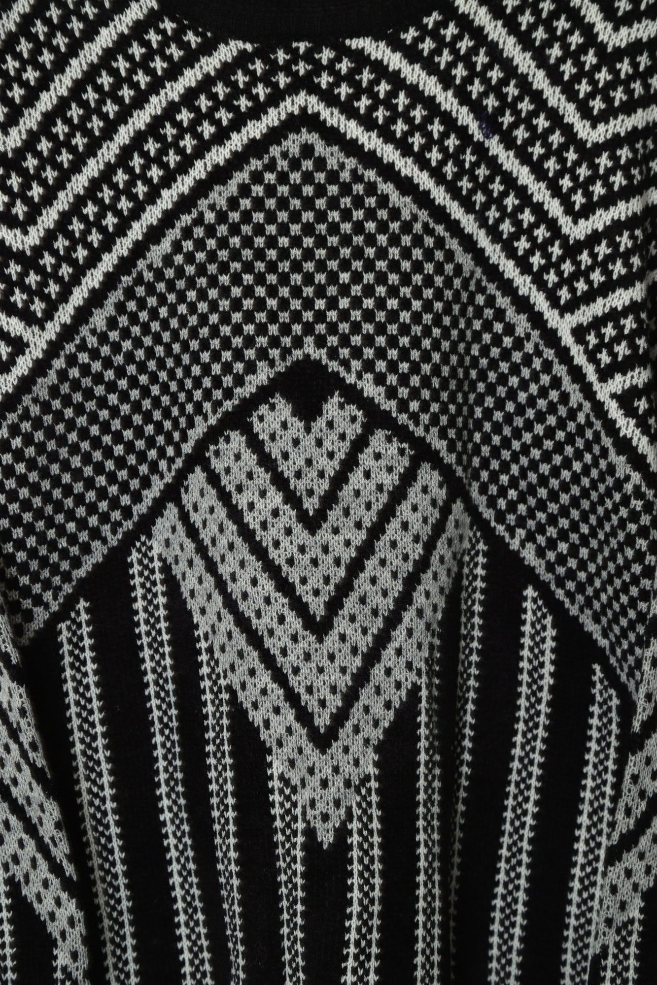 VINTAGE PRINTED KNITTED SWEATER/L - 画像 (5)