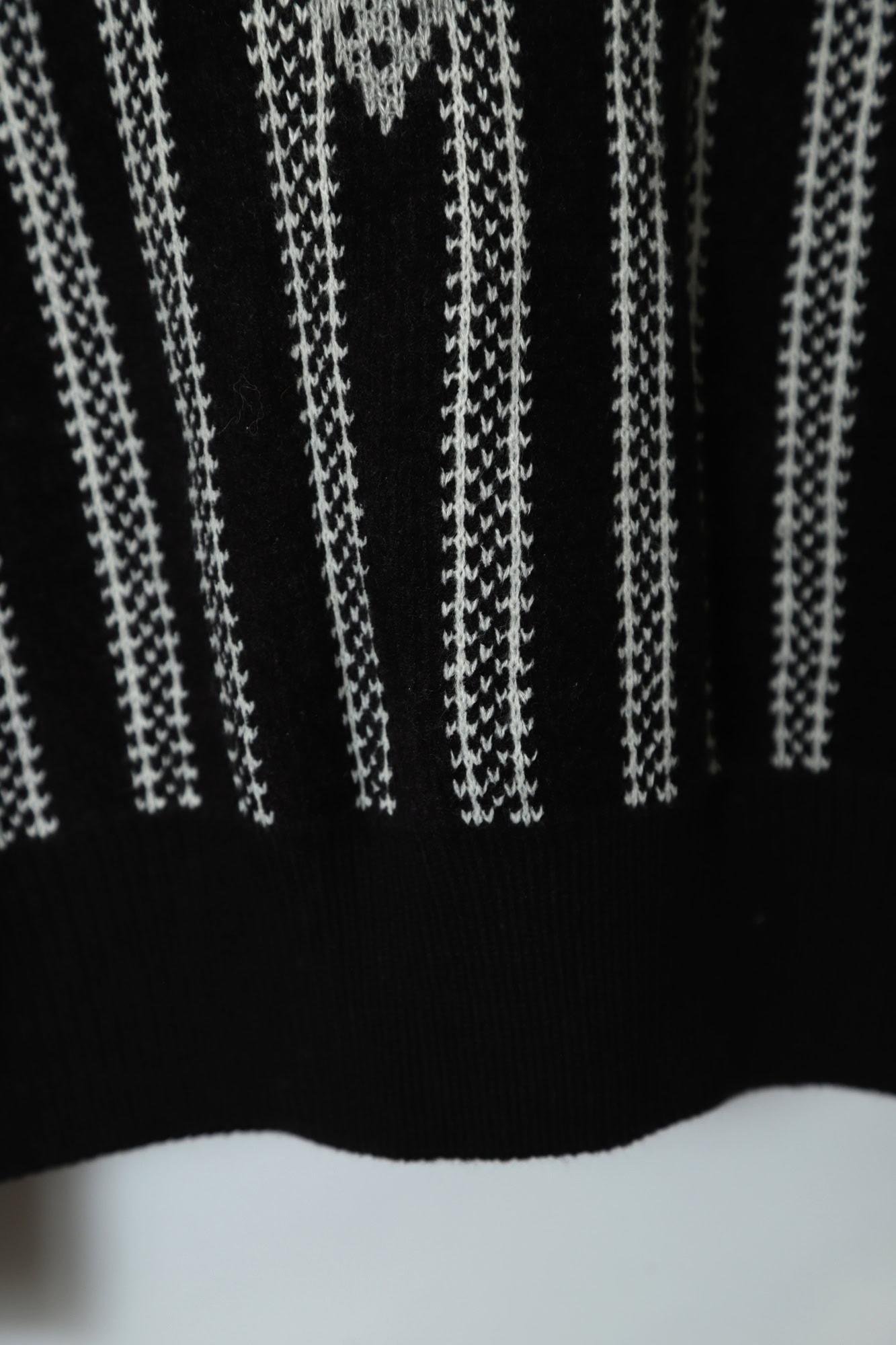 VINTAGE PRINTED KNITTED SWEATER/L - 画像 (6)
