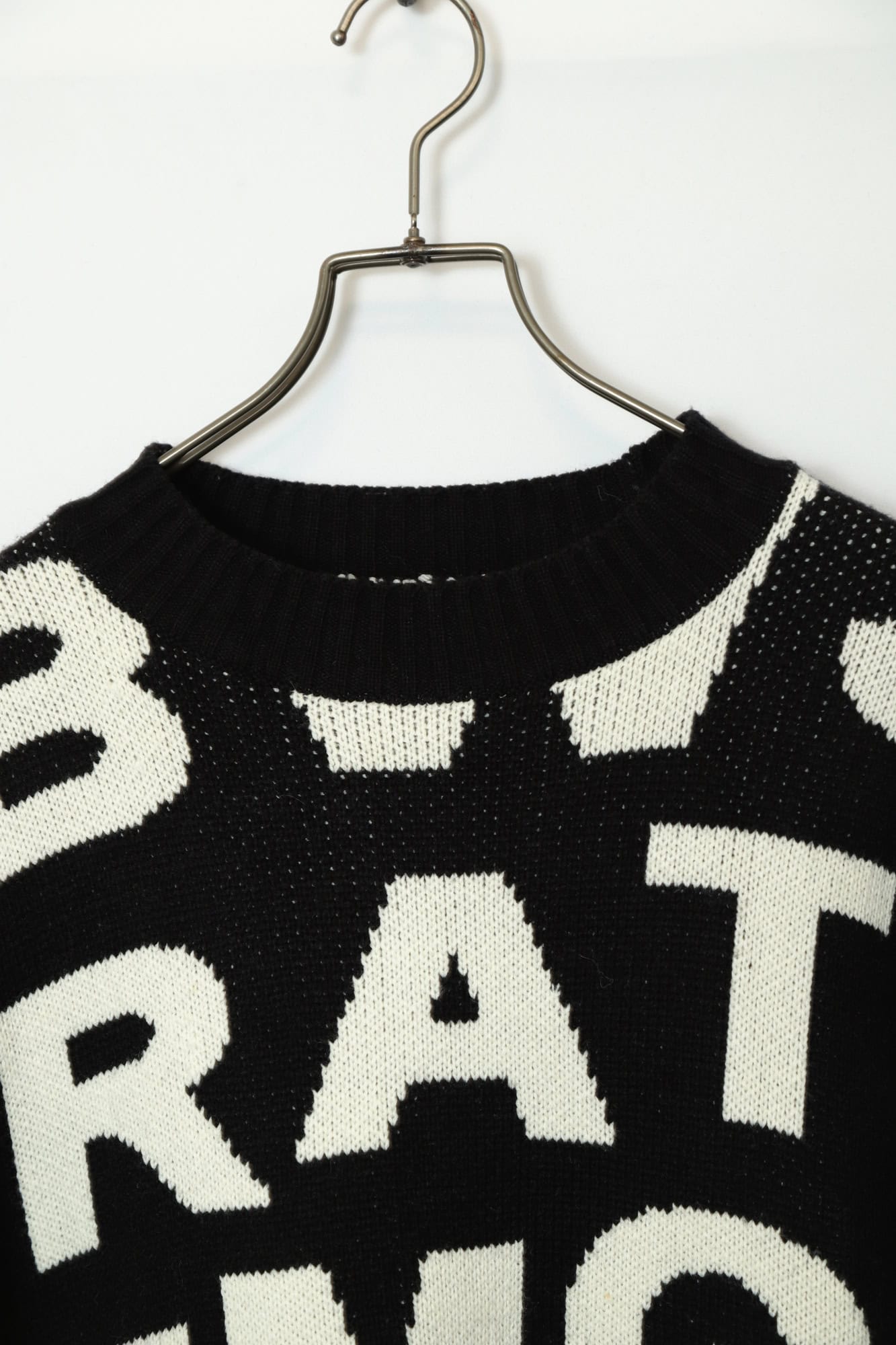 Alternative view of VINTAGE PRINTED KNITTED SWEATER/XL