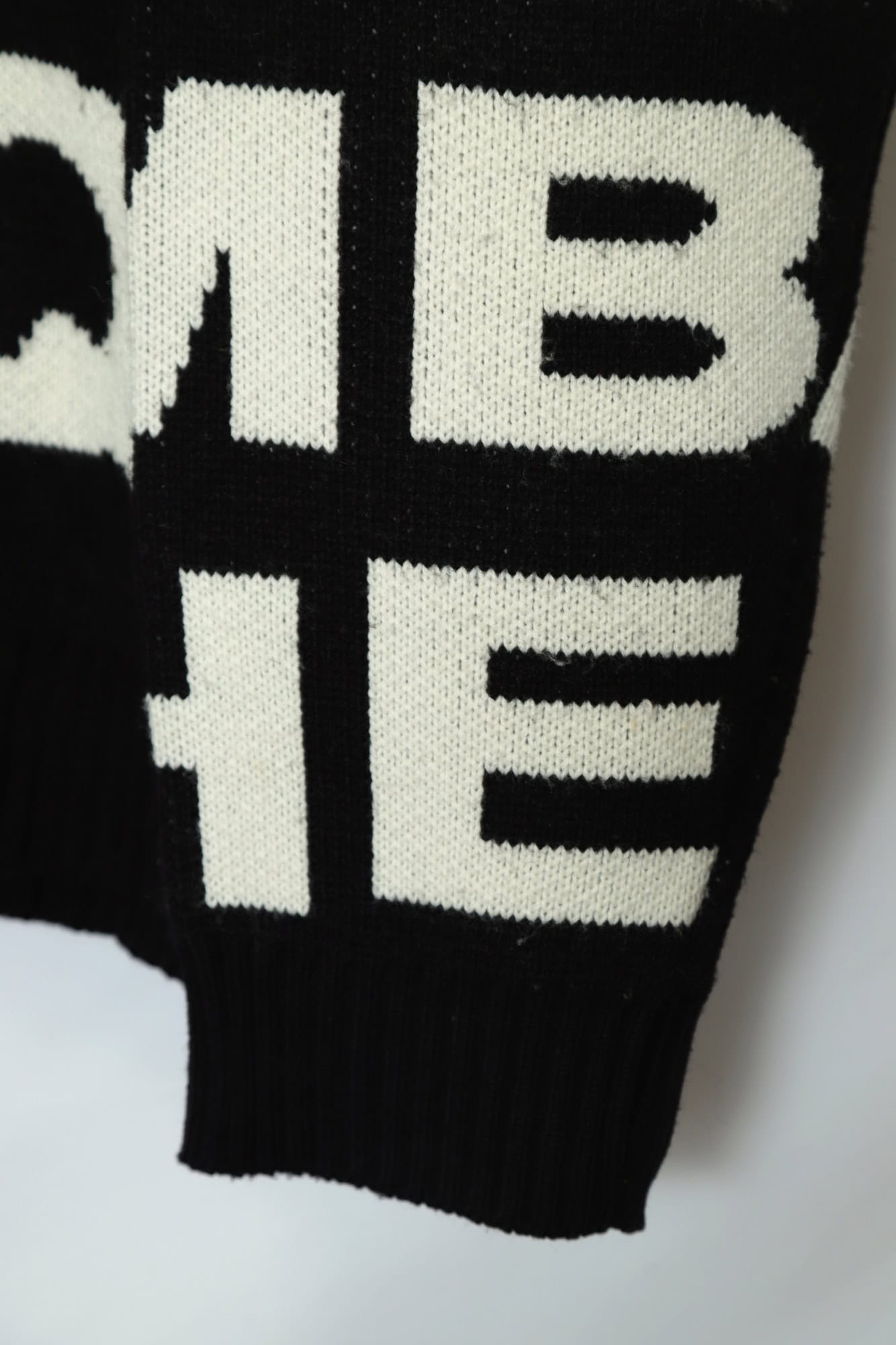 VINTAGE PRINTED KNITTED SWEATER/XL - 画像 (5)