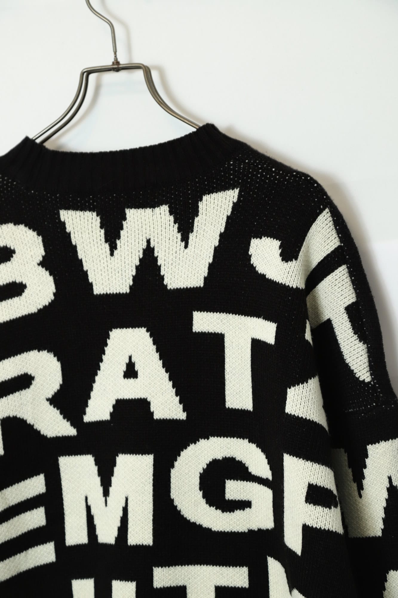 VINTAGE PRINTED KNITTED SWEATER/XL - 画像 (9)