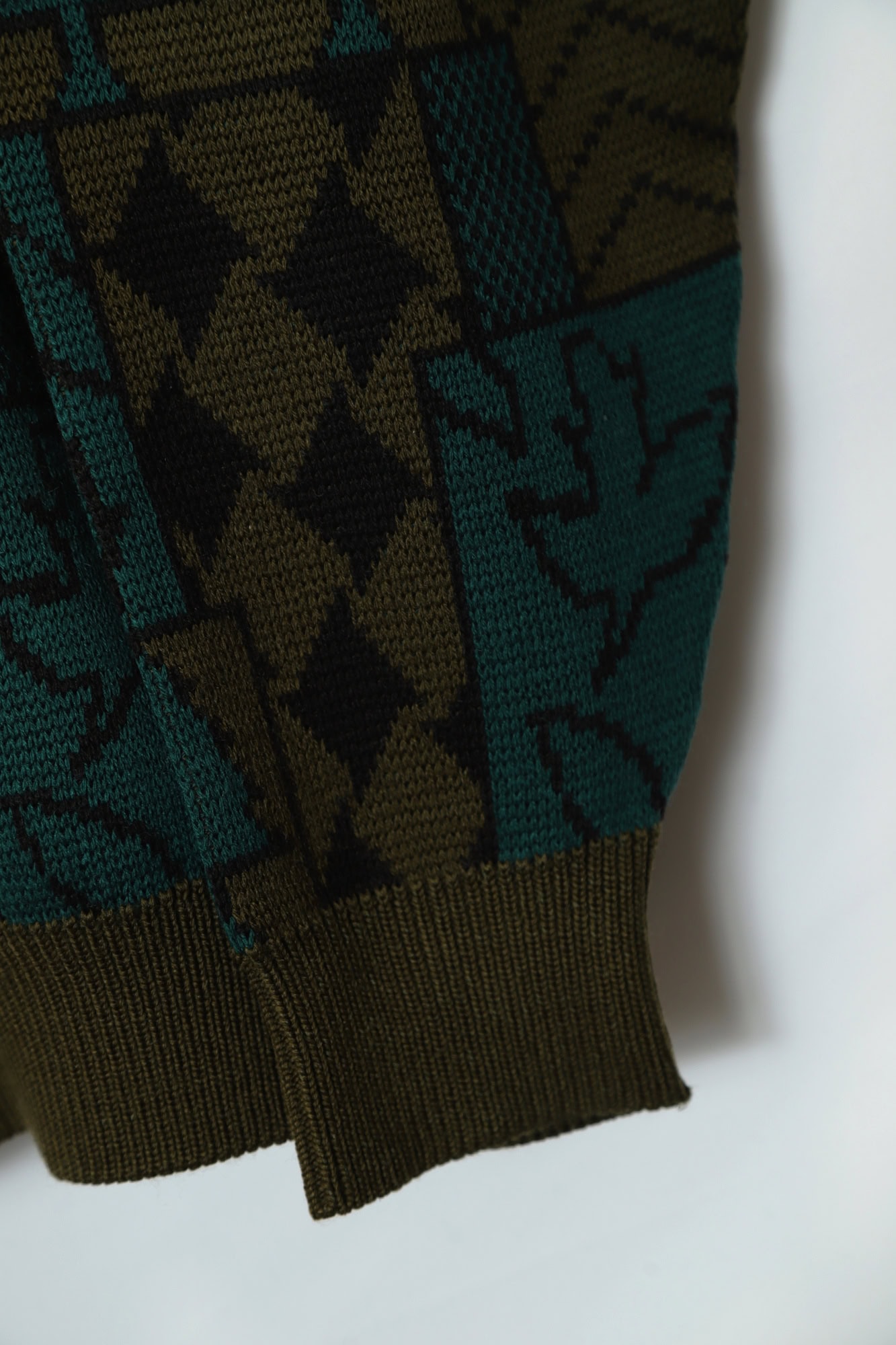 VINTAGE PRINTED KNITTED SWEATER/L - 画像 (5)